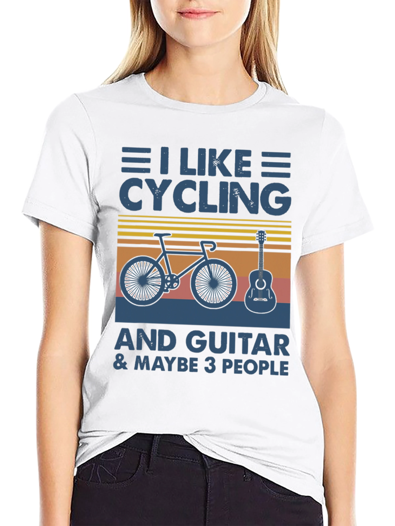 Cycling Guitar & Maybe 3 People T-Shirt