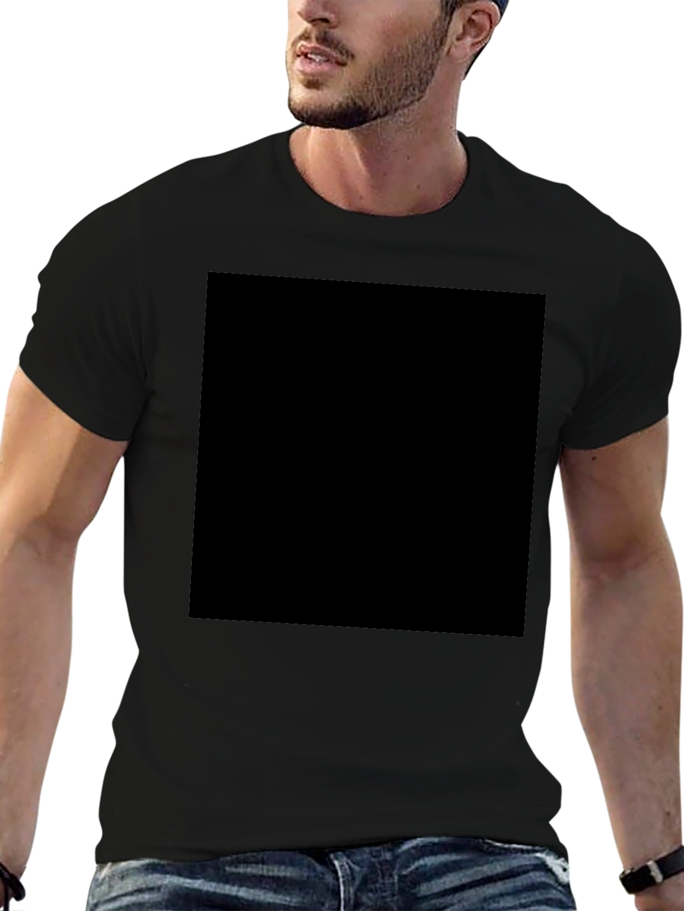Classic Black Crew Neck T-Shirt