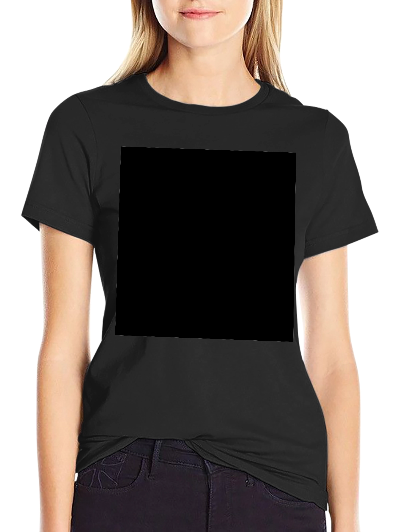 Classic Black Crew Neck T-Shirt