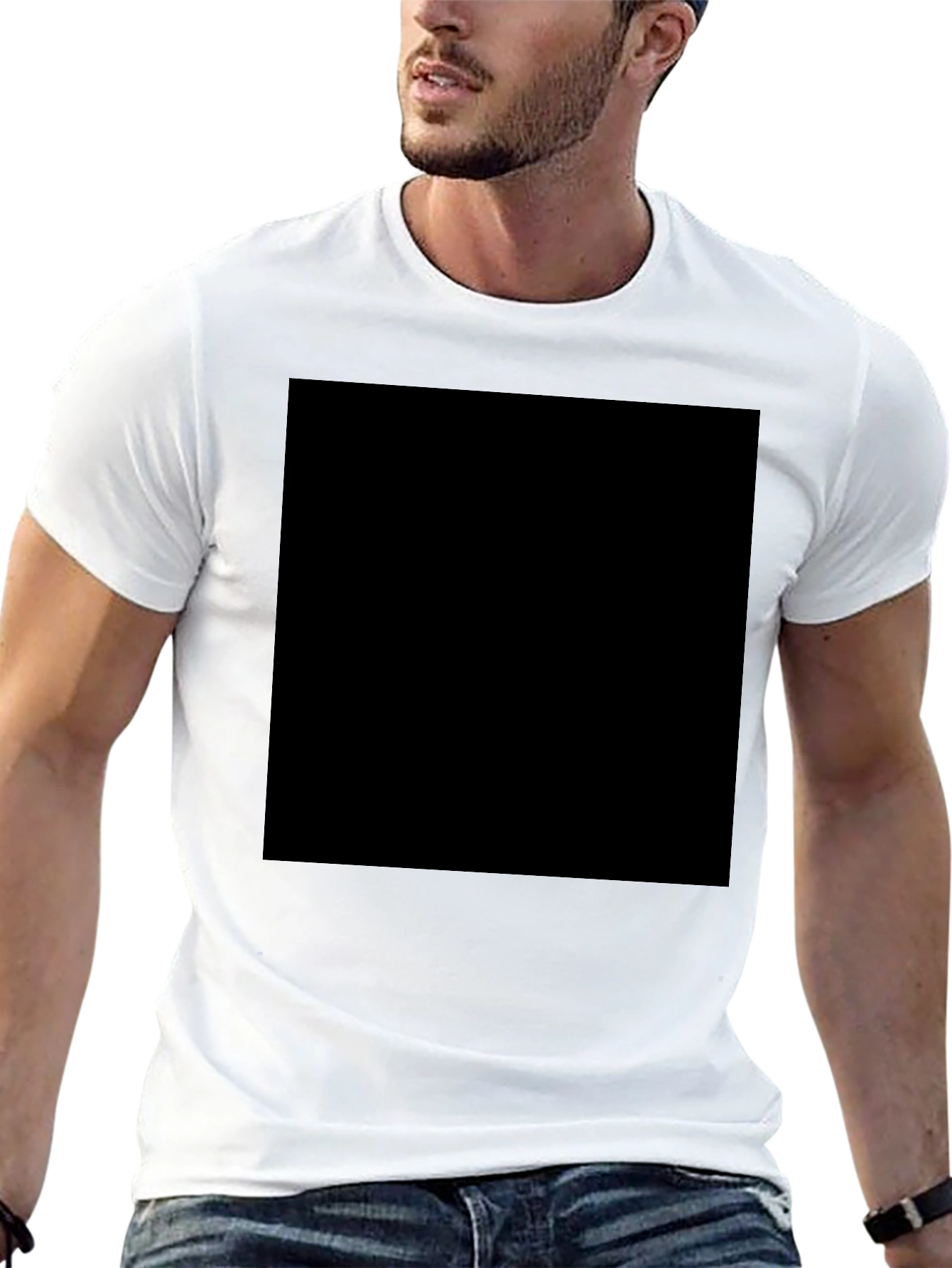 Classic Black Crew Neck T-Shirt