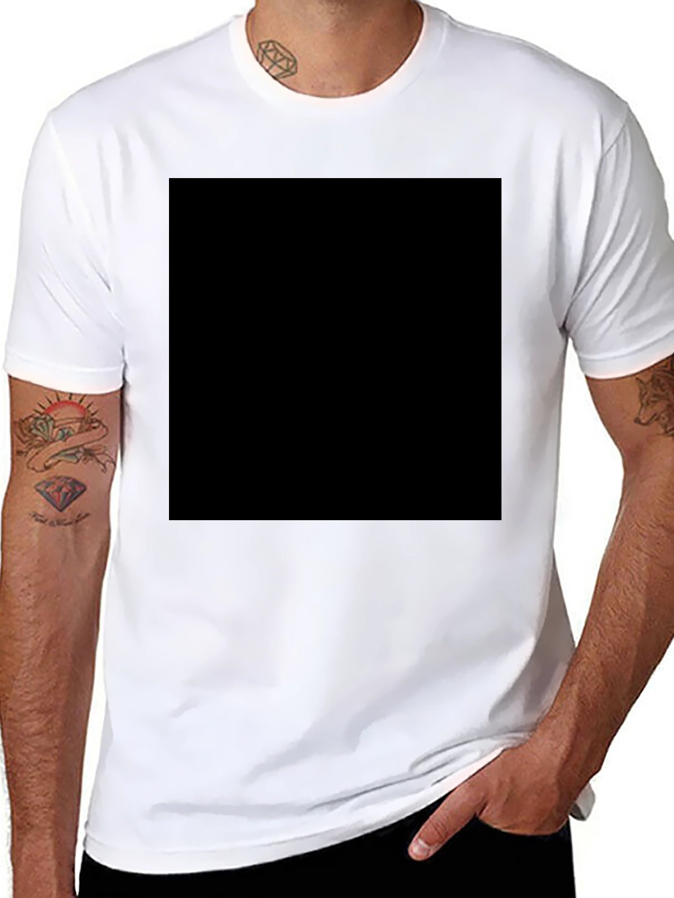 Classic Black Crew Neck T-Shirt