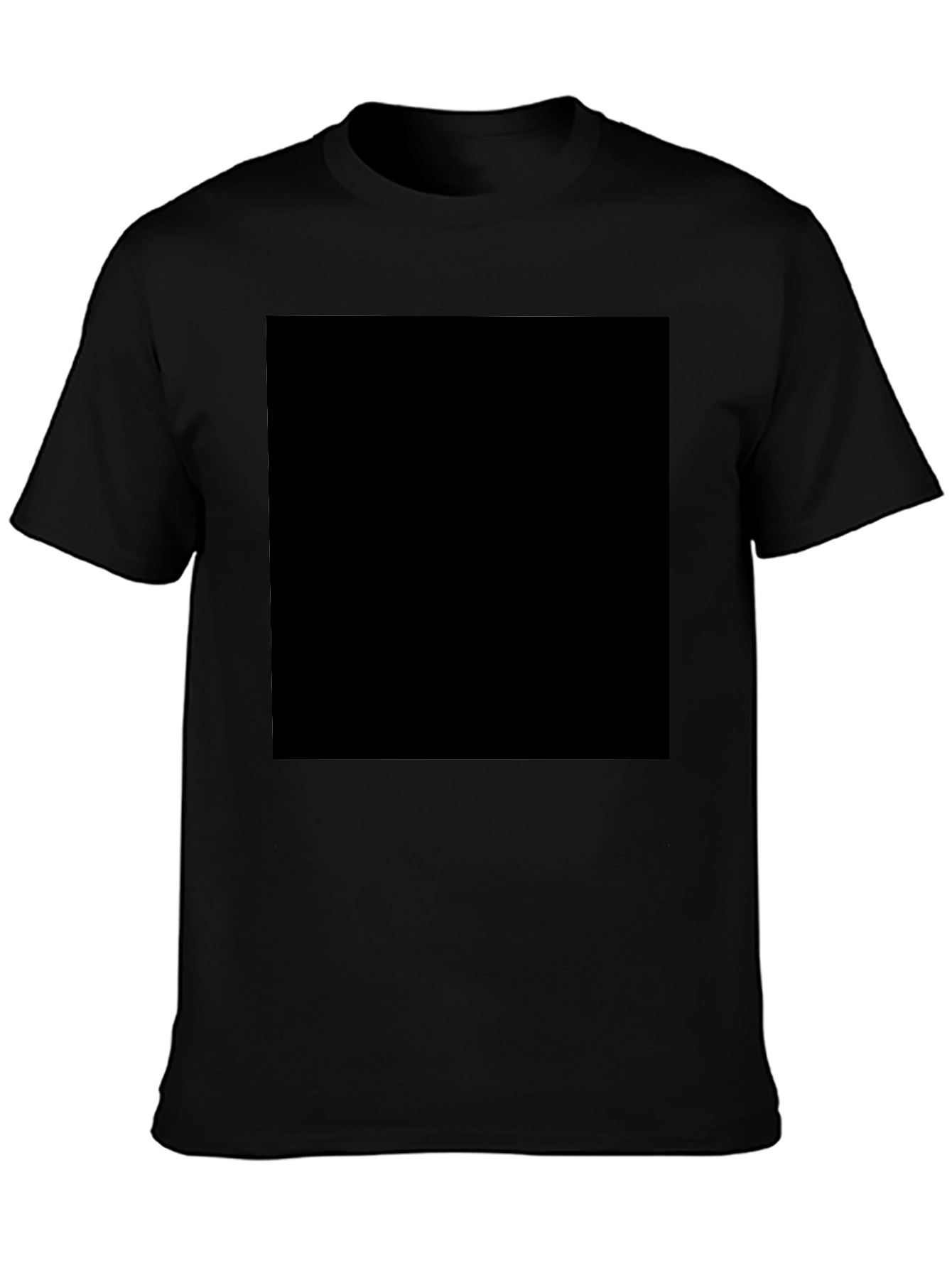 Classic Black Crew Neck T-Shirt