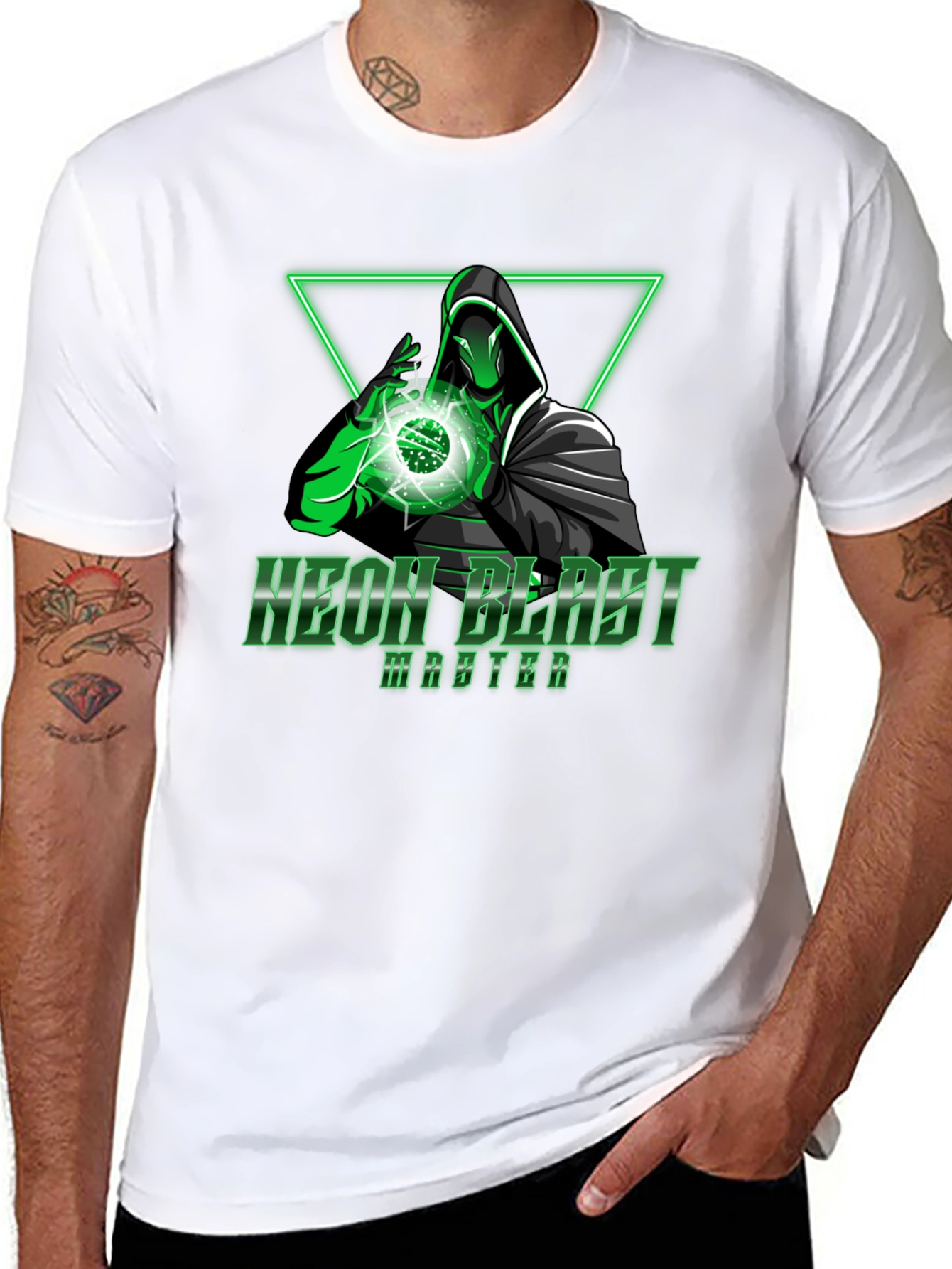 Neon Blast Master Graphic T-Shirt