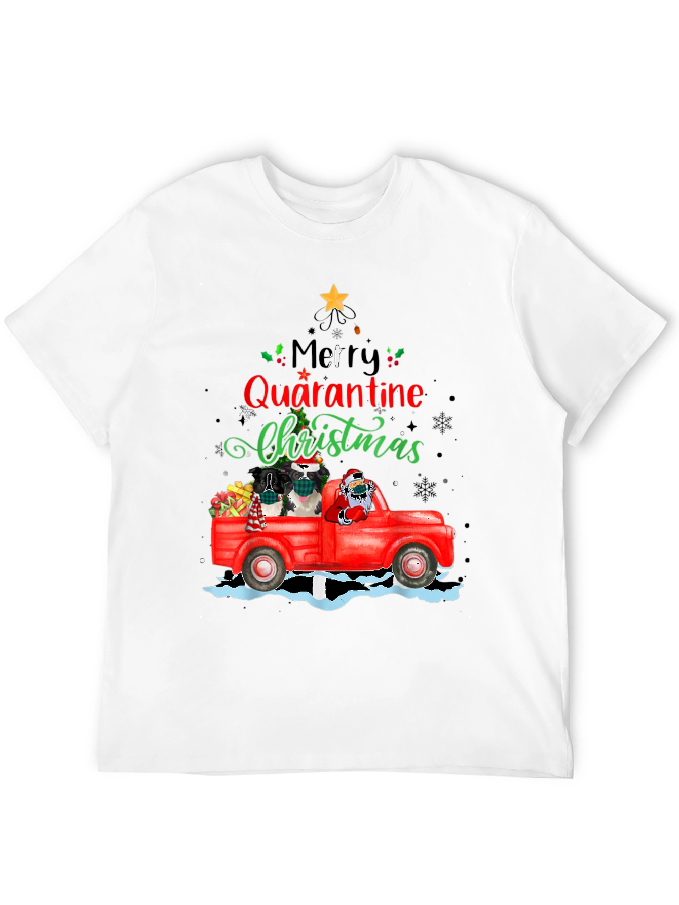 Merry Quarantine Christmas T-Shirt