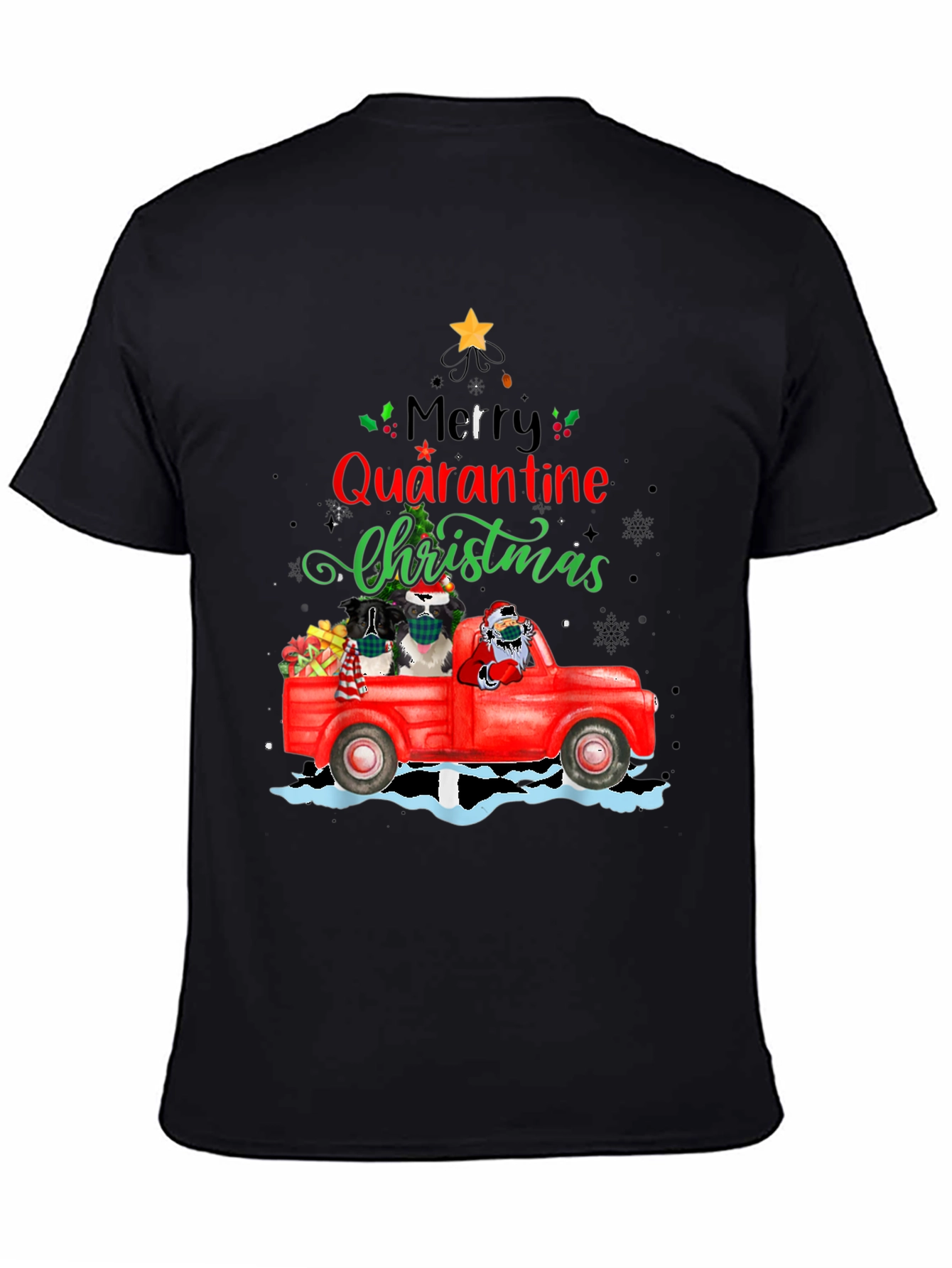 Merry Quarantine Christmas T-Shirt