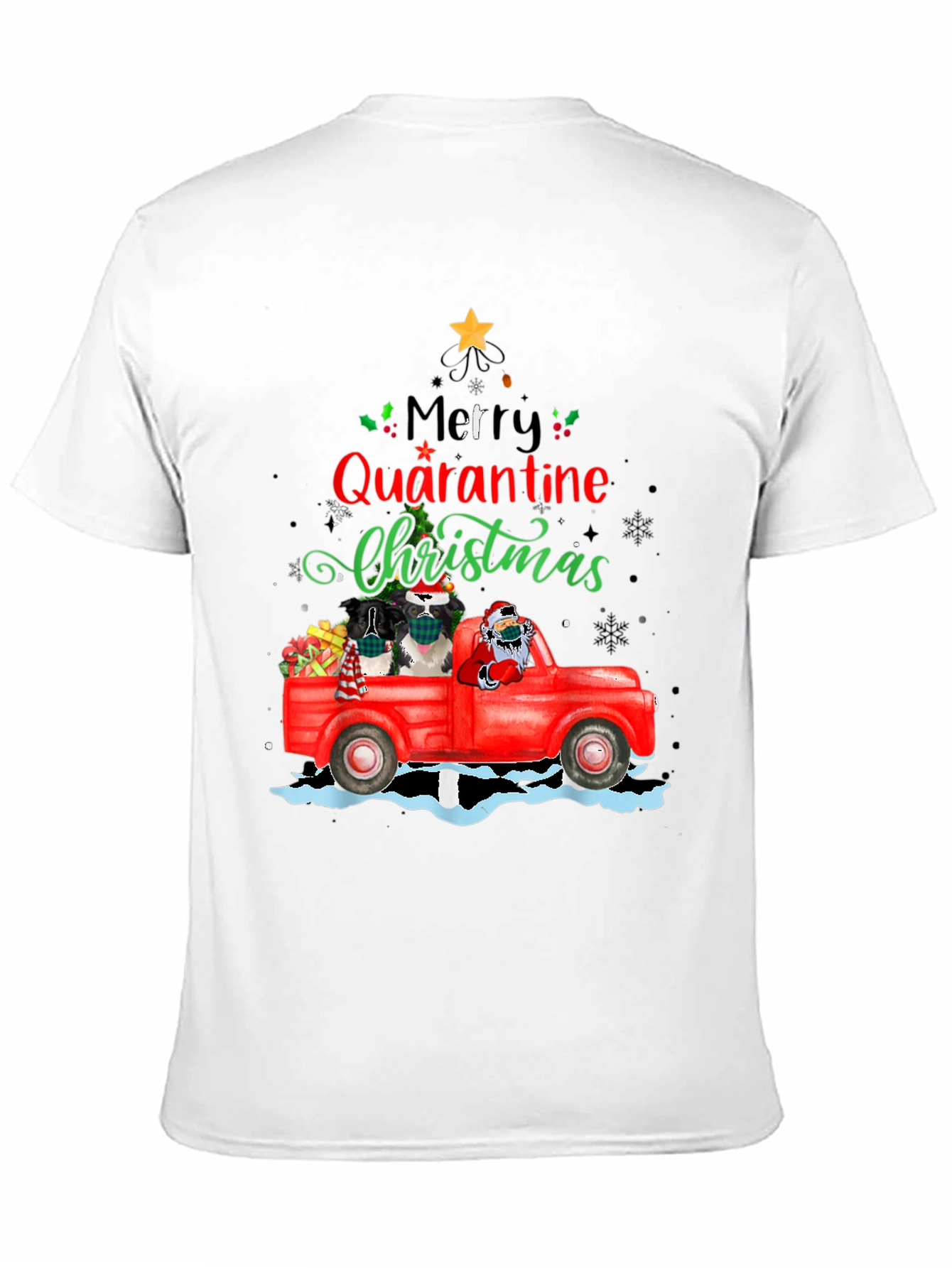 Merry Quarantine Christmas T-Shirt