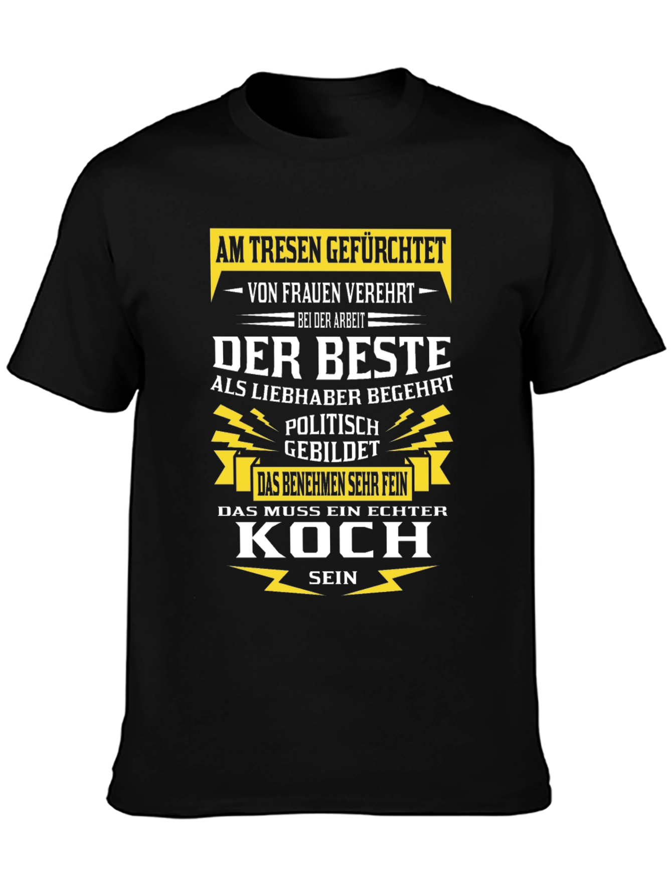 Am Tresen Gefürchtet Koch T-Shirt