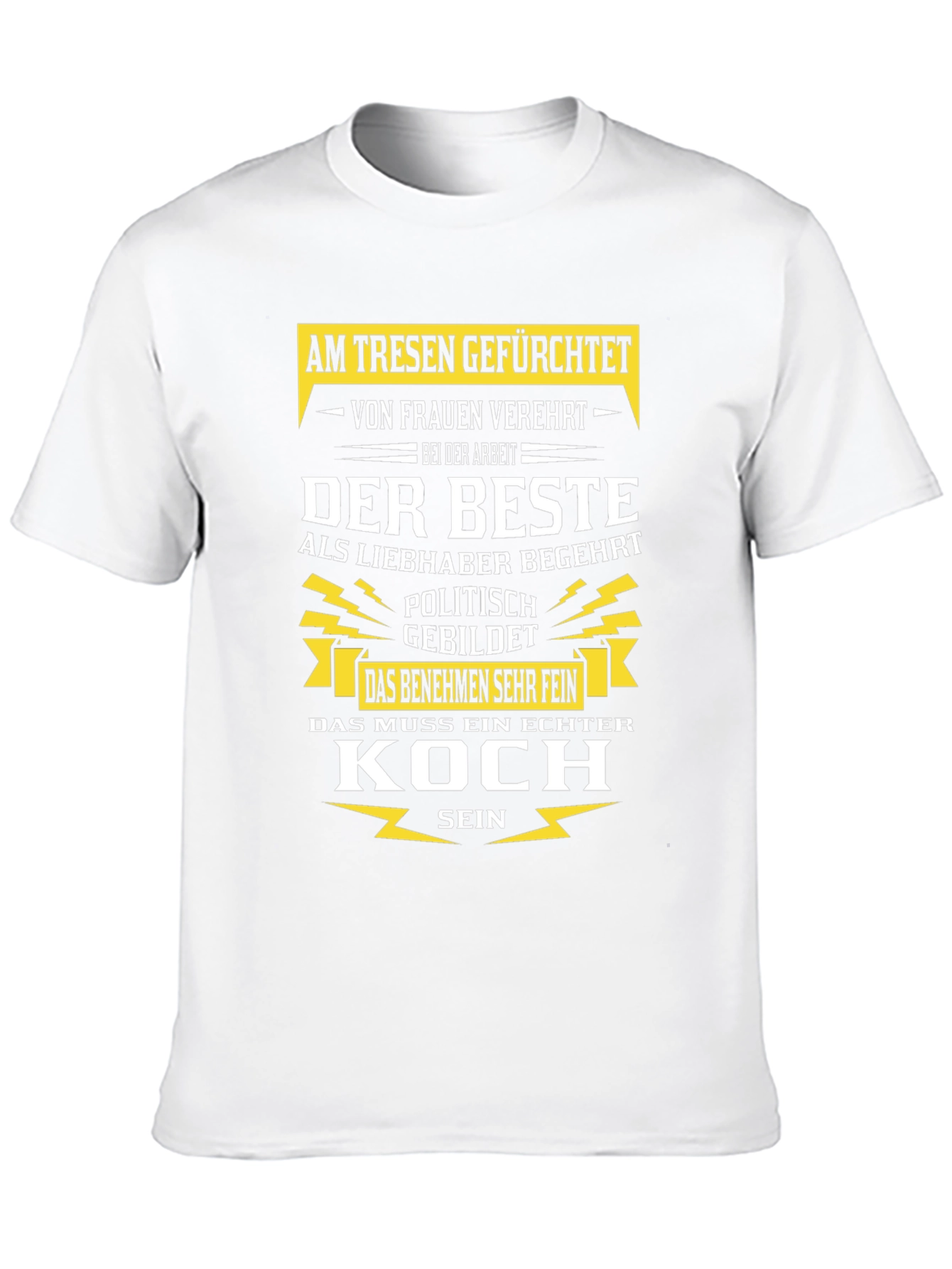 Am Tresen Gefürchtet Koch T-Shirt