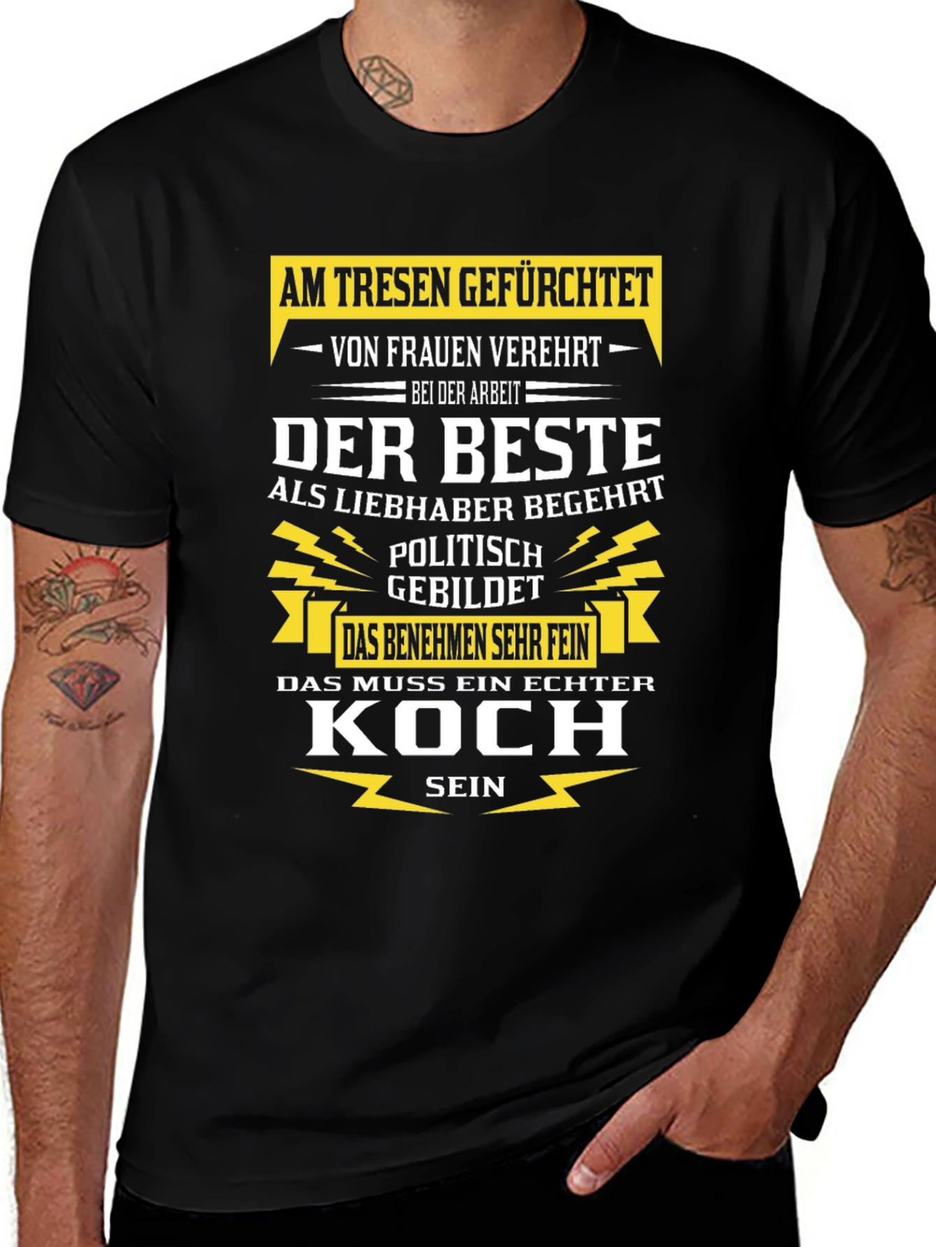 Am Tresen Gefürchtet Koch T-Shirt