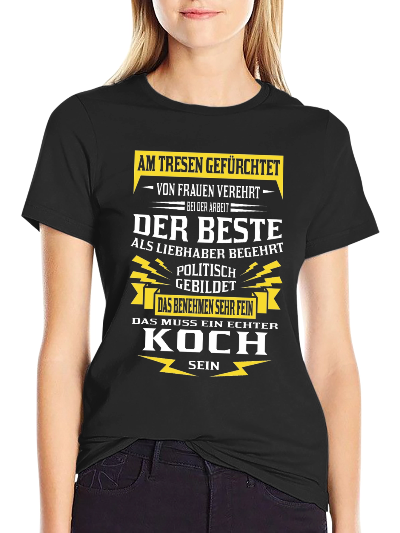 Am Tresen Gefürchtet Koch T-Shirt