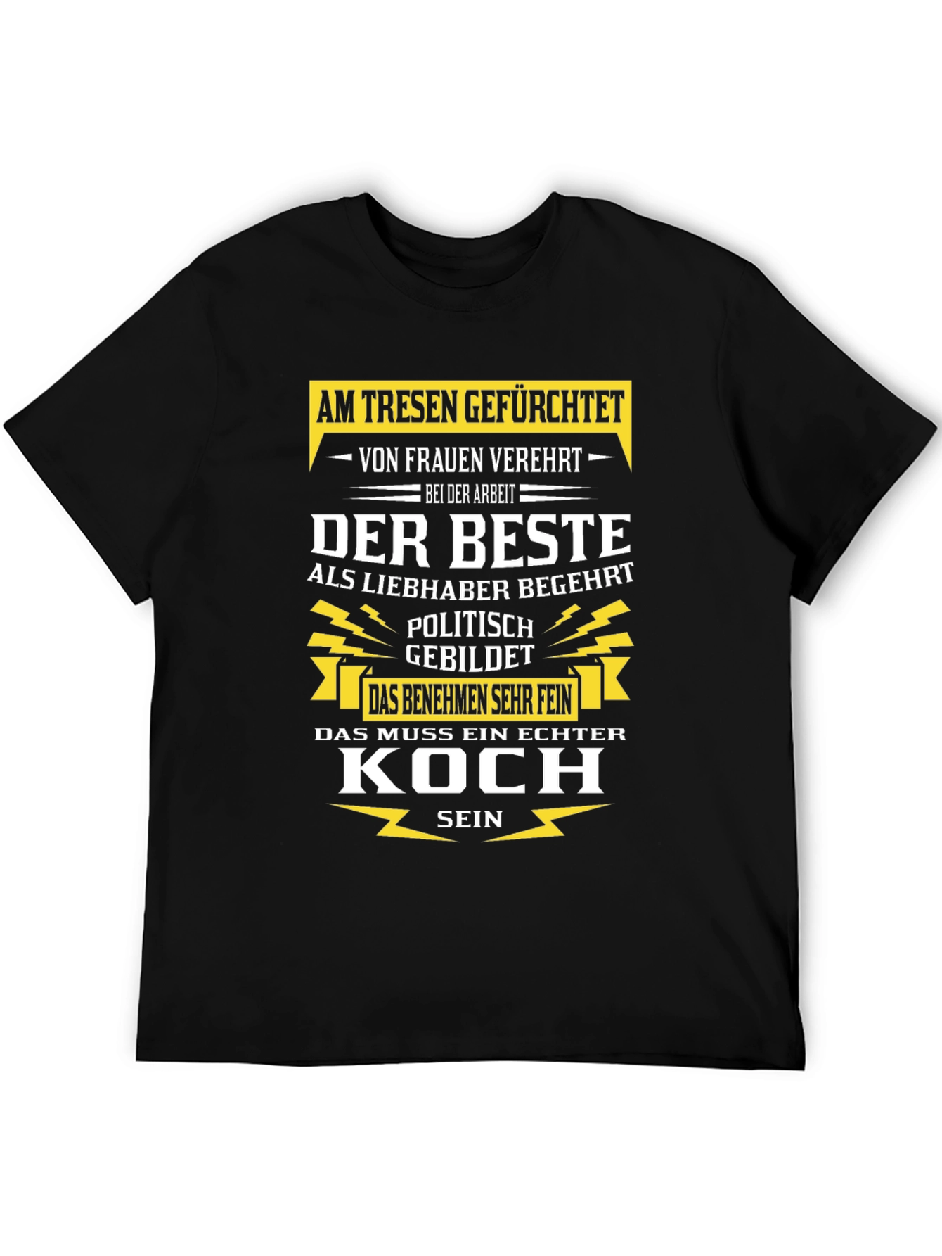 Am Tresen Gefürchtet Koch T-Shirt