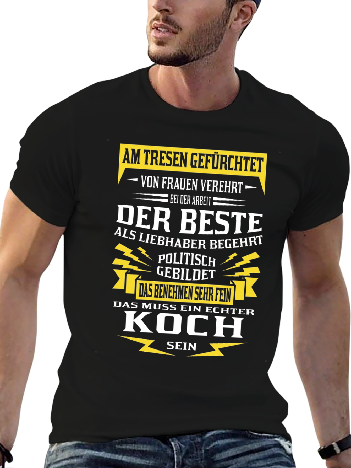 Am Tresen Gefürchtet Koch T-Shirt