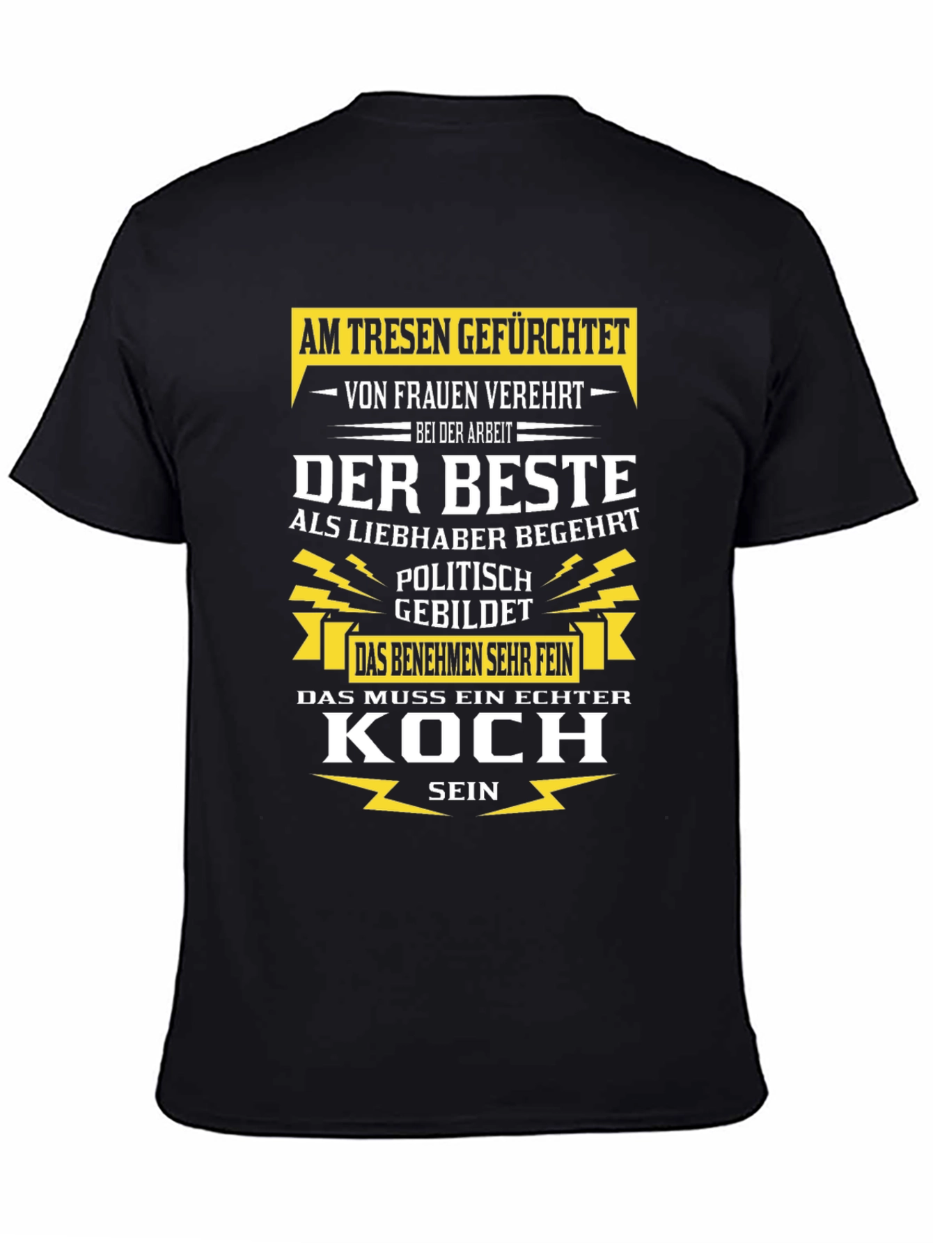 Am Tresen Gefürchtet Koch T-Shirt