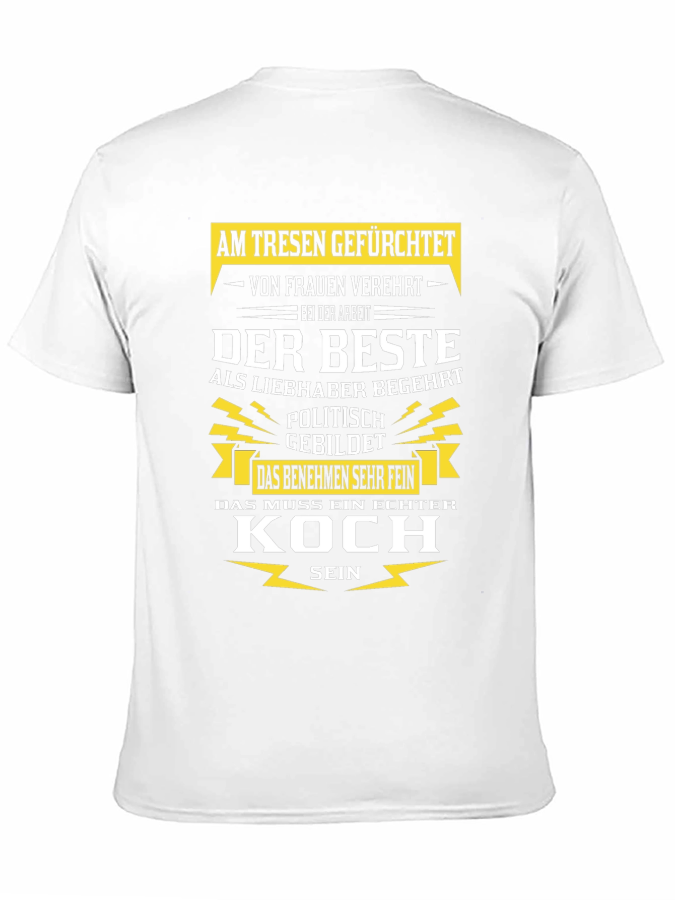 Am Tresen Gefürchtet Koch T-Shirt