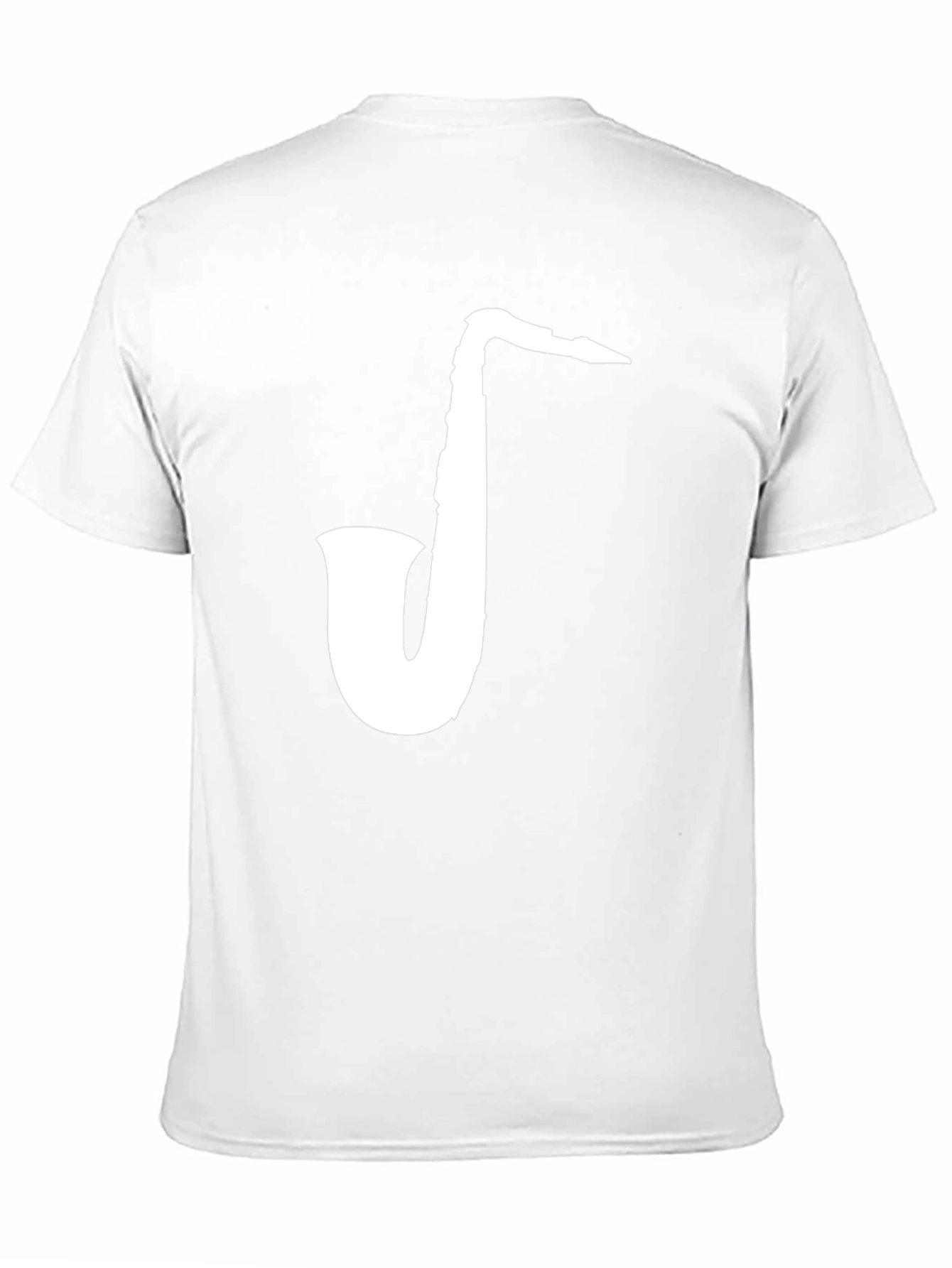 Saxophone Graphic Tee - Musicians Black T-Shirt