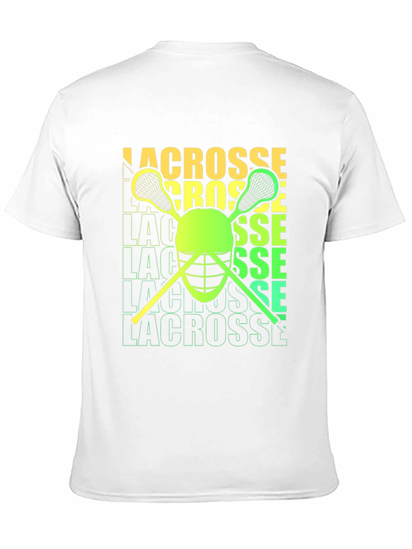 Lacrosse Helmet & Sticks Graphic T-Shirt