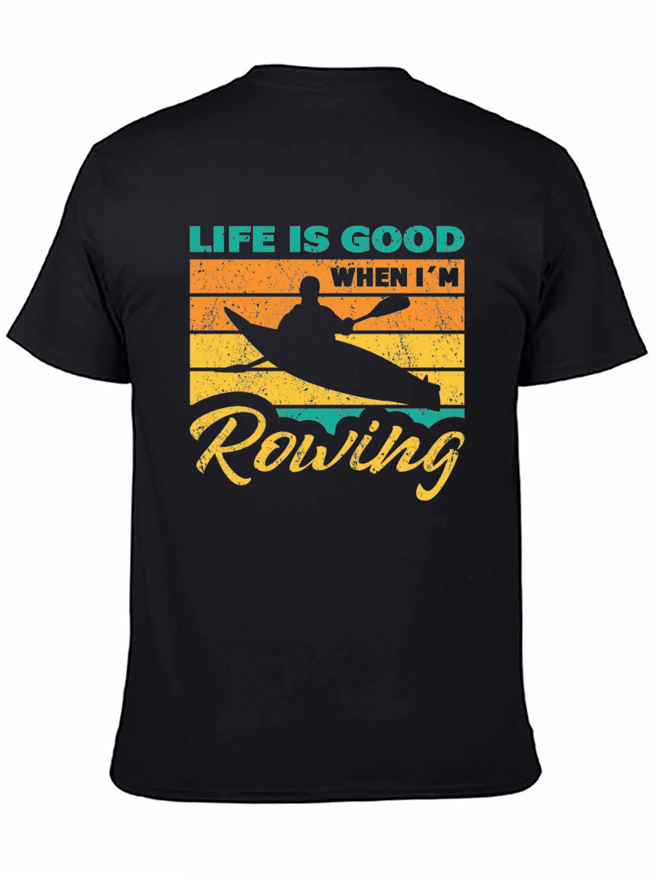 Life is Good Rowing Graphic T-Shirt