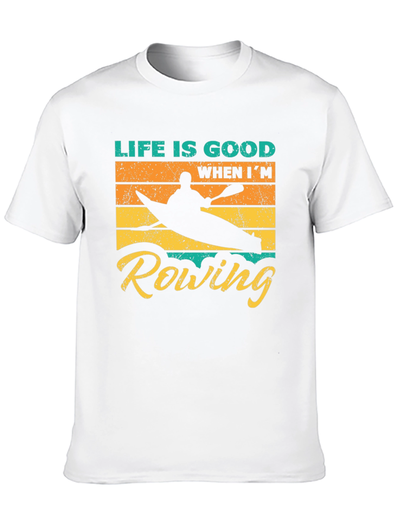 Life is Good Rowing Graphic T-Shirt