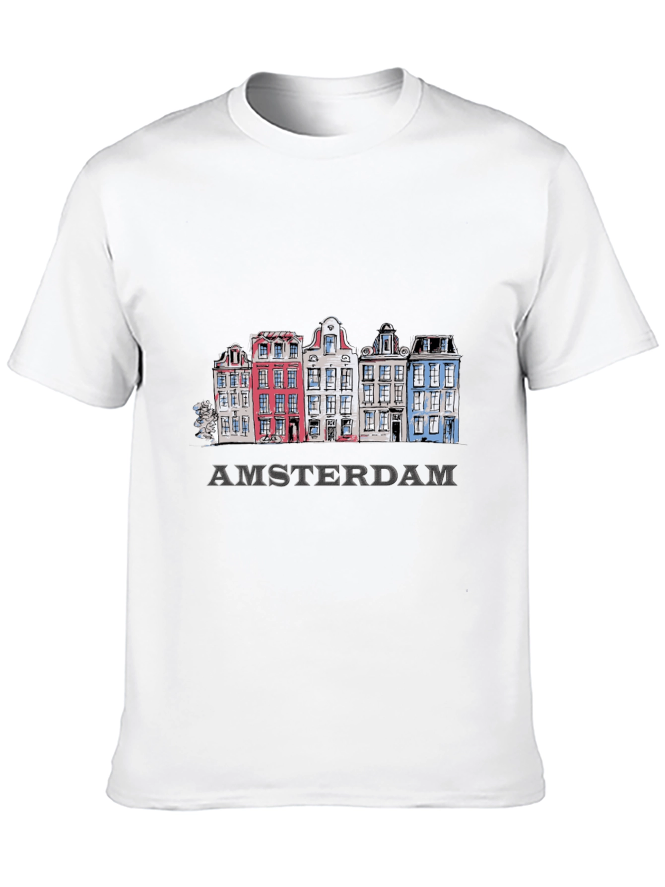 Amsterdam Houses Graphic T-Shirt
