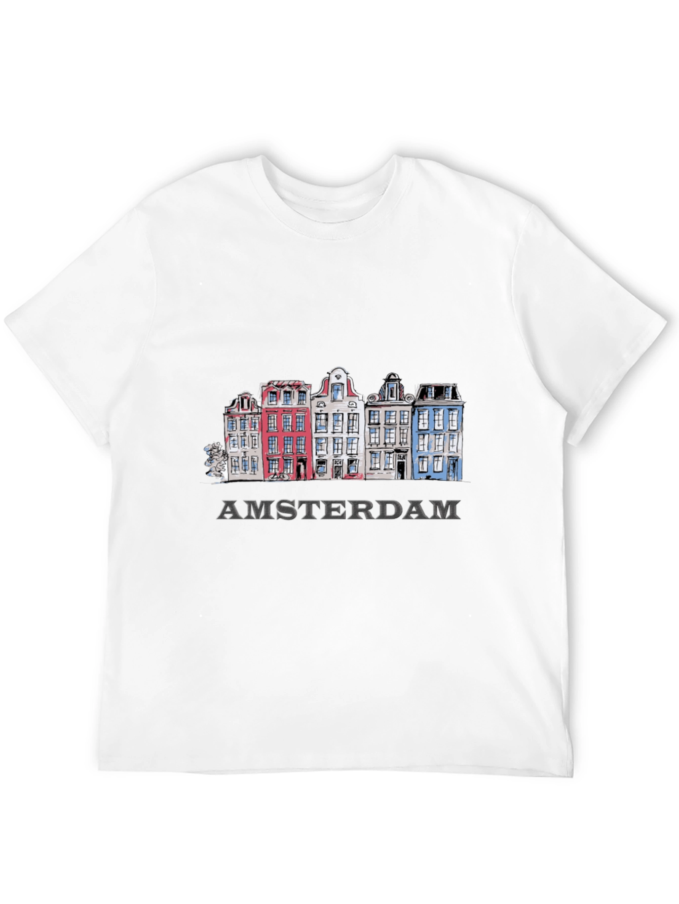 Amsterdam Houses Graphic T-Shirt