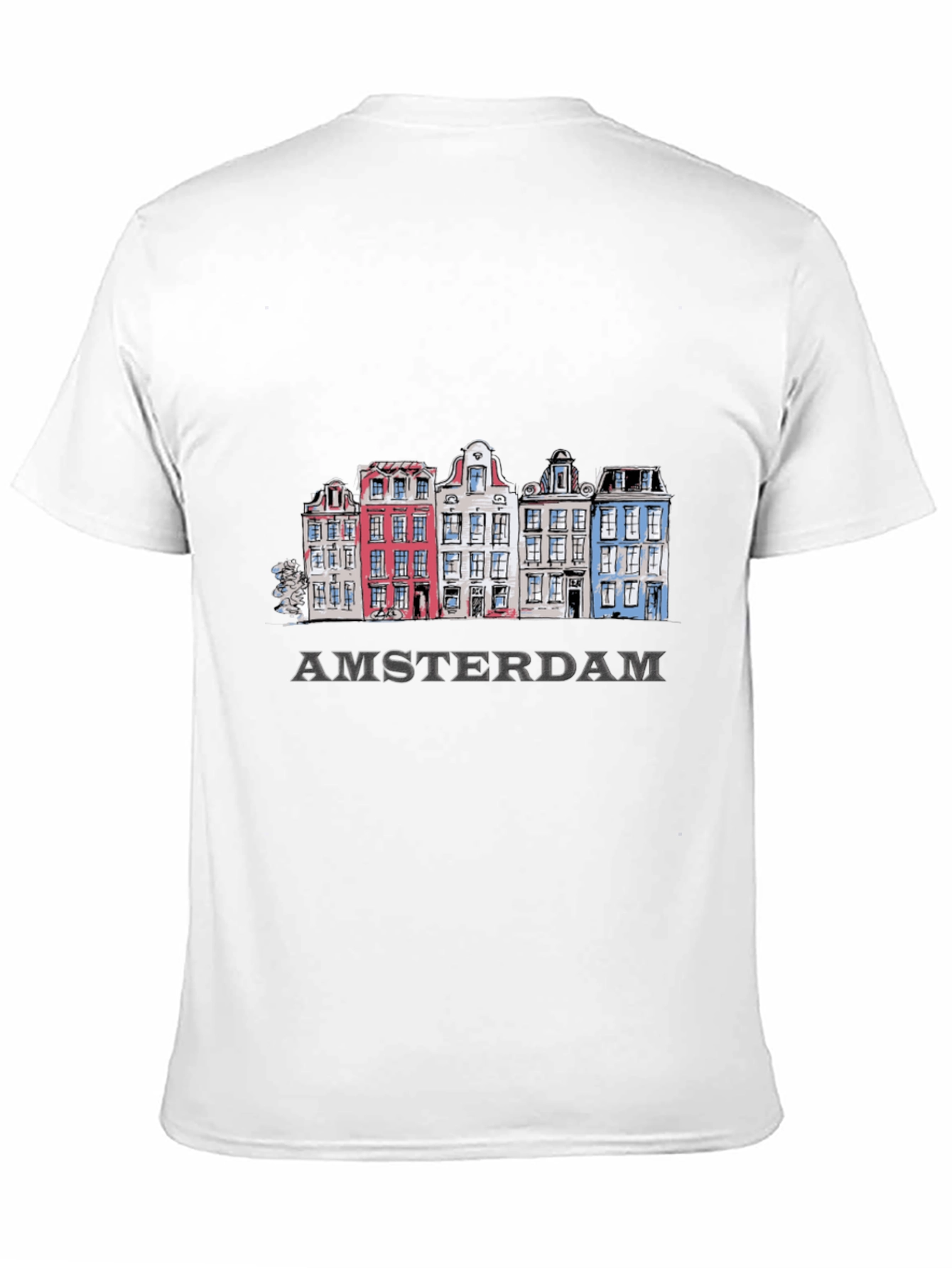 Amsterdam Houses Graphic T-Shirt