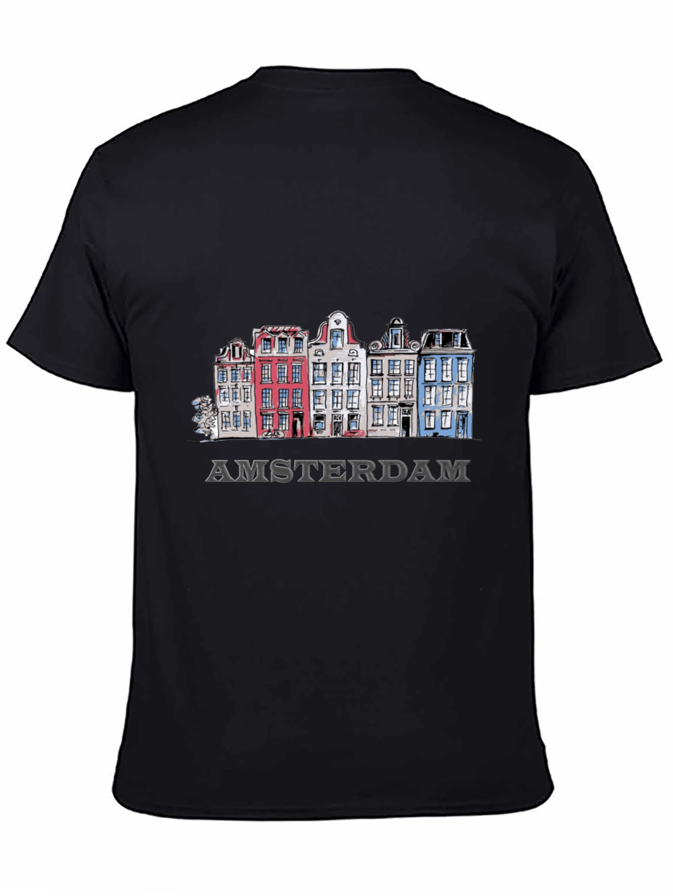 Amsterdam Houses Graphic T-Shirt