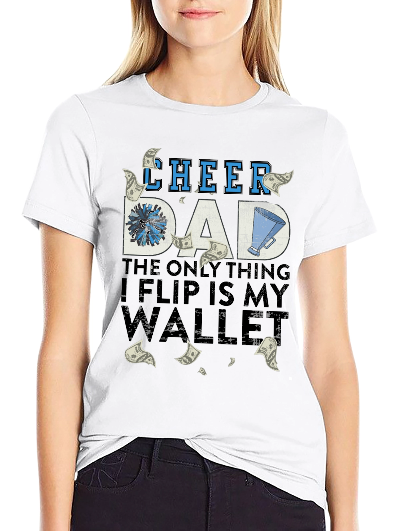Cheer Dad T-Shirt - Humorous Parent Apparel