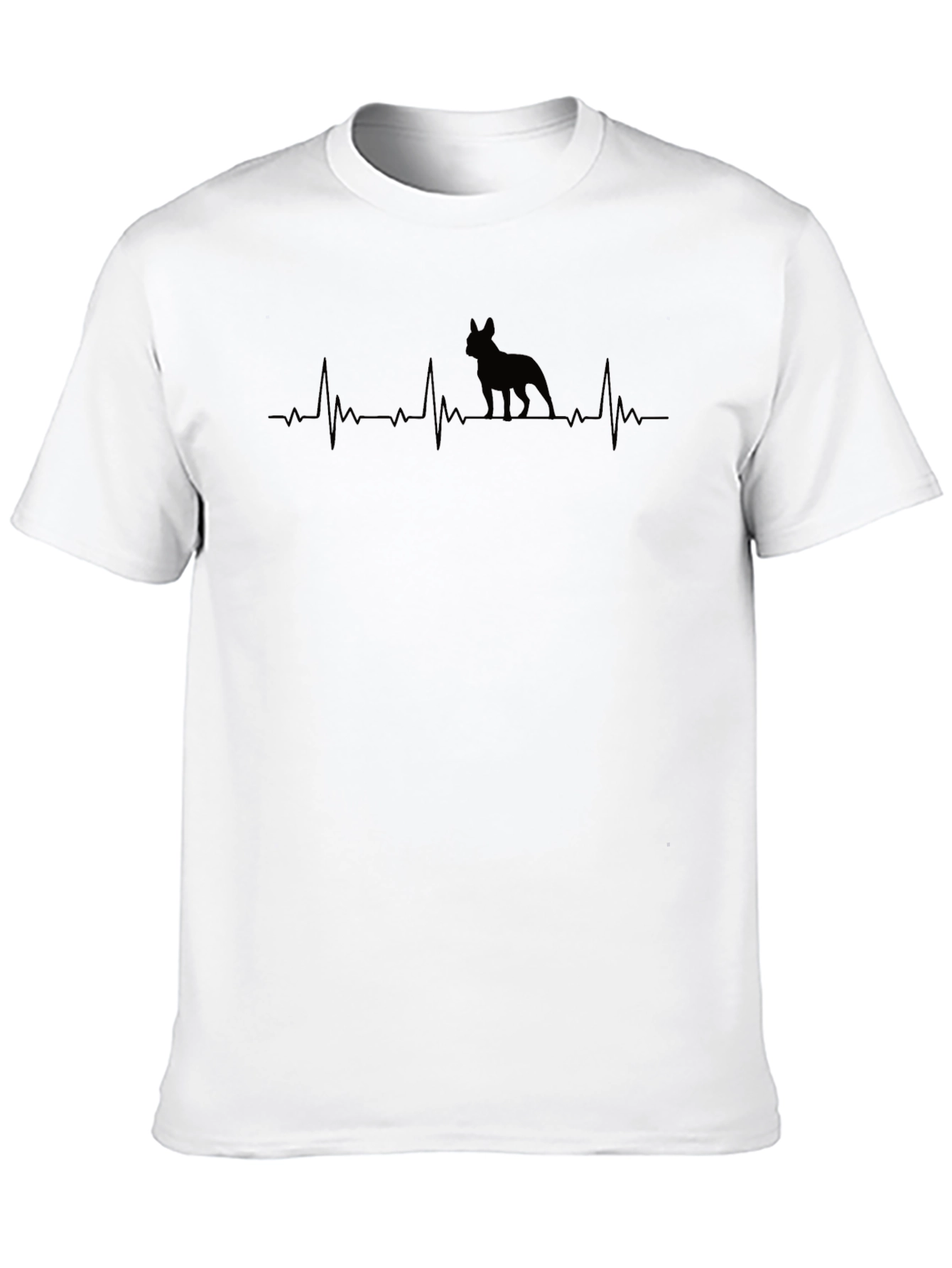 Dog Heartbeat T-Shirt -  Trendy Casual Wear