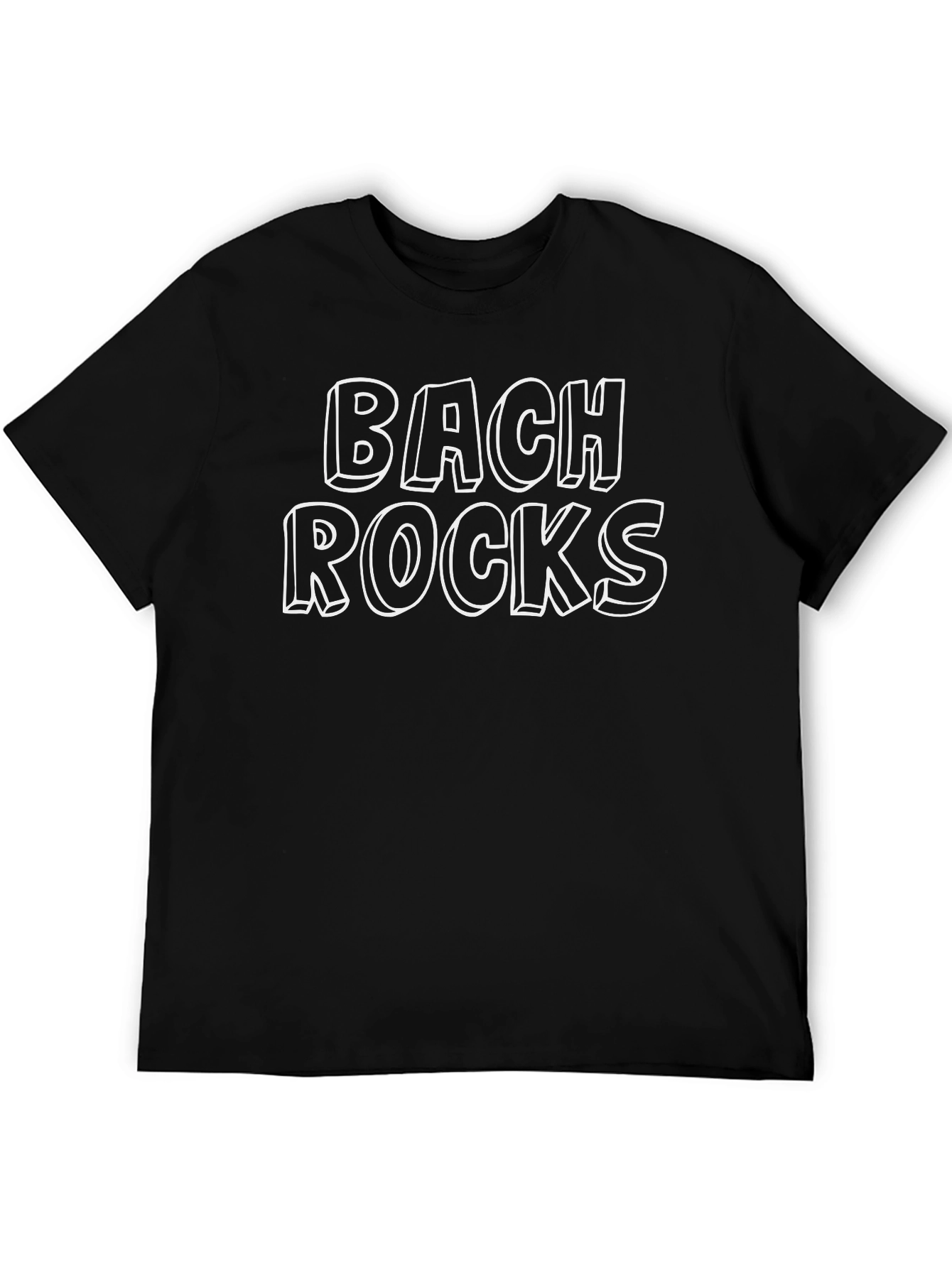 Bach Rocks Graphic Tee - Classic Music Lover