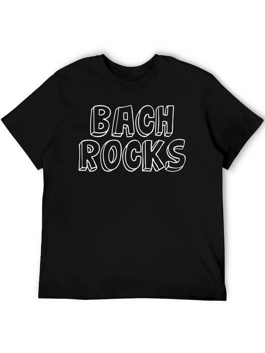 Bach Rocks Graphic Tee - Classic Music Lover