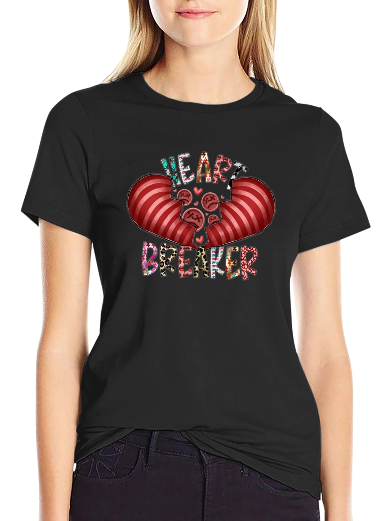 Heart Breaker Graphic Tee - Valentines Day