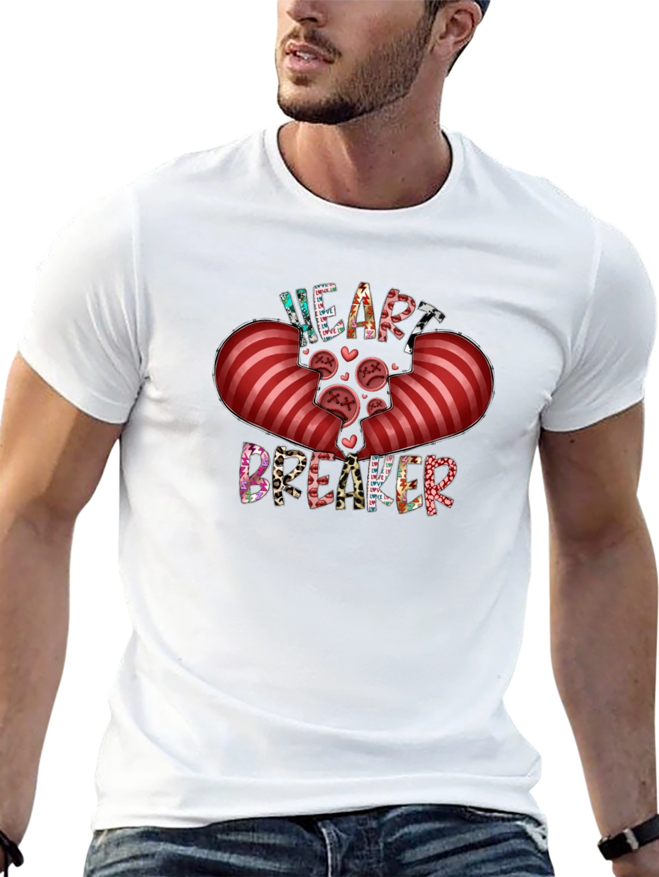 Heart Breaker Graphic Tee - Valentines Day