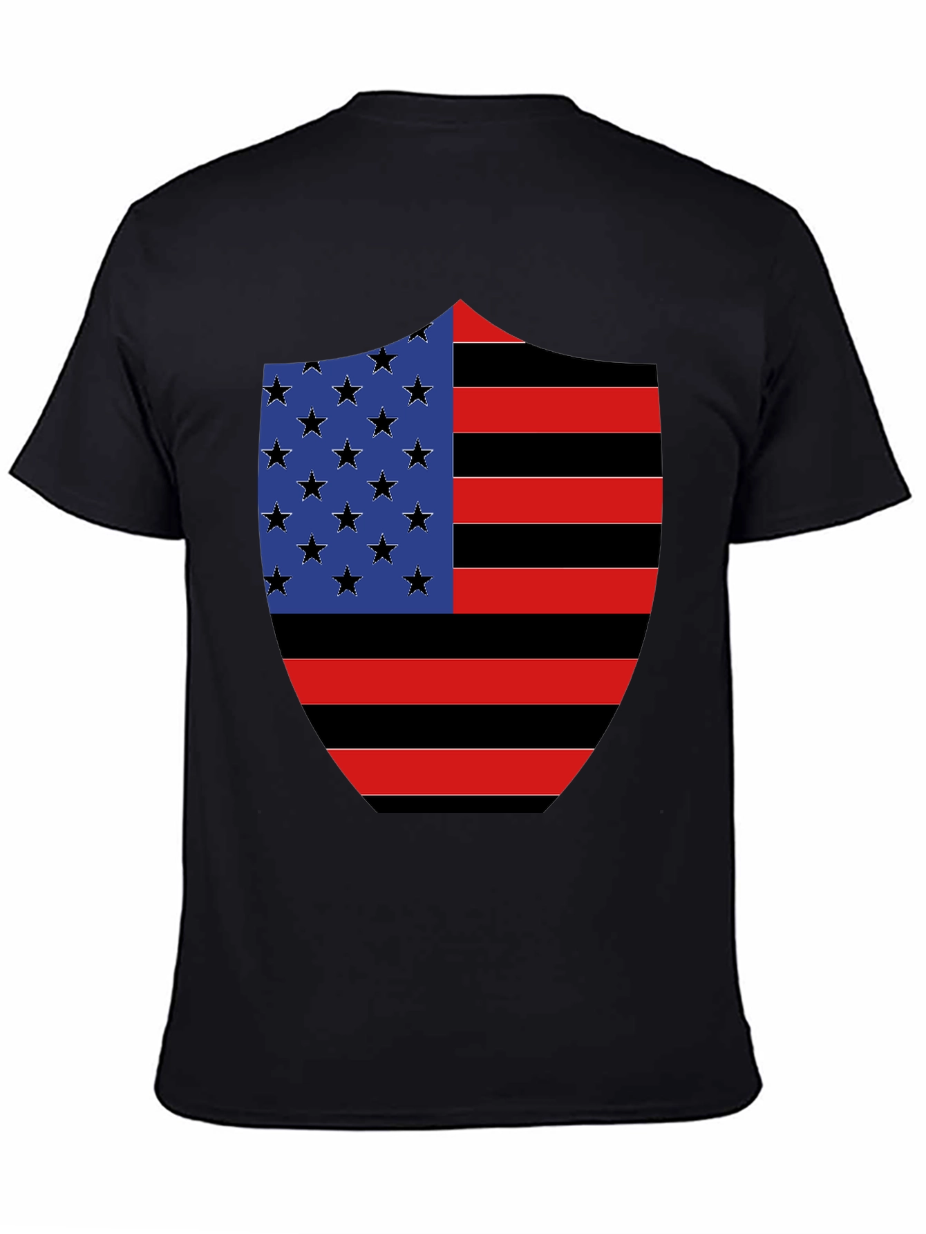 American Flag Shield Graphic Tee