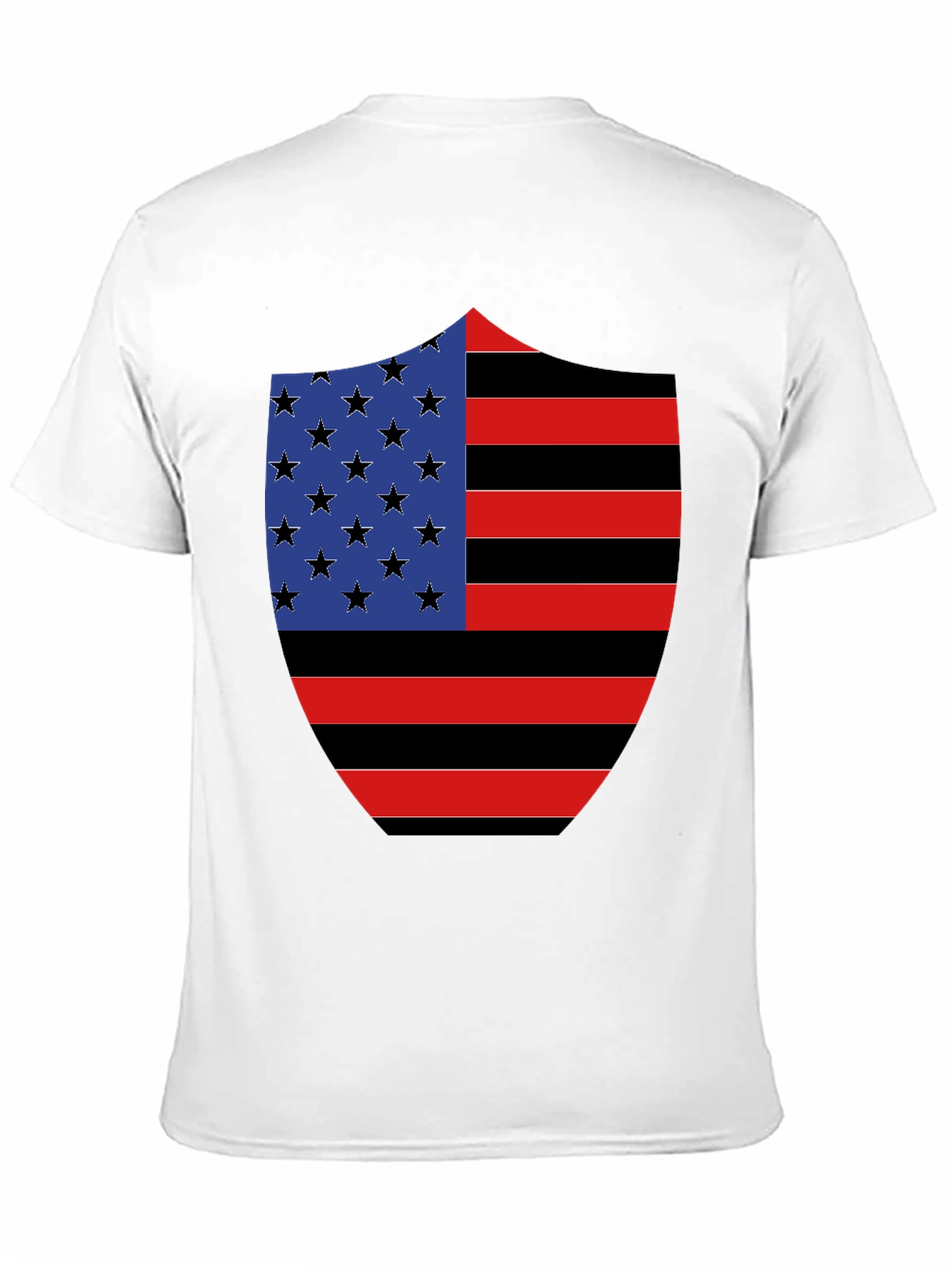 American Flag Shield Graphic Tee