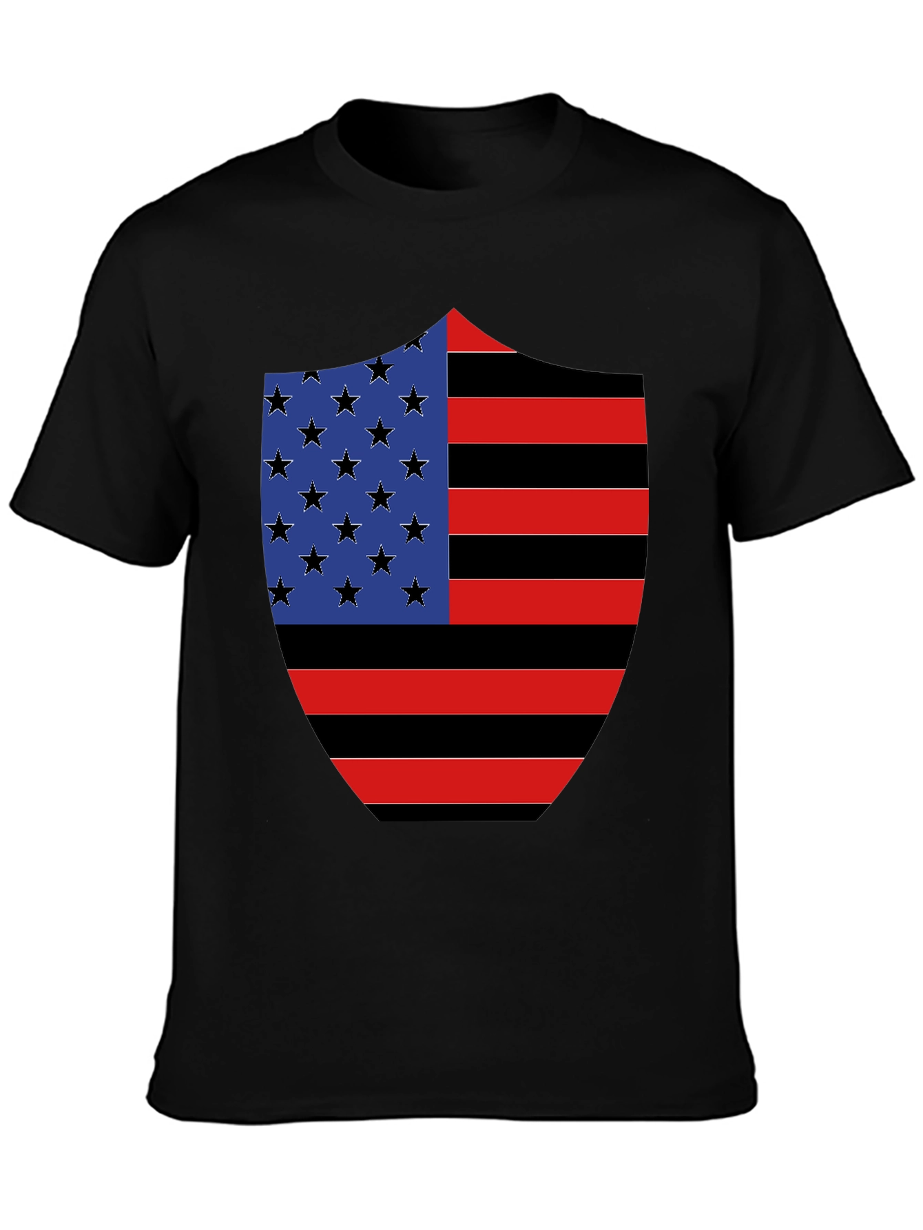 American Flag Shield Graphic Tee