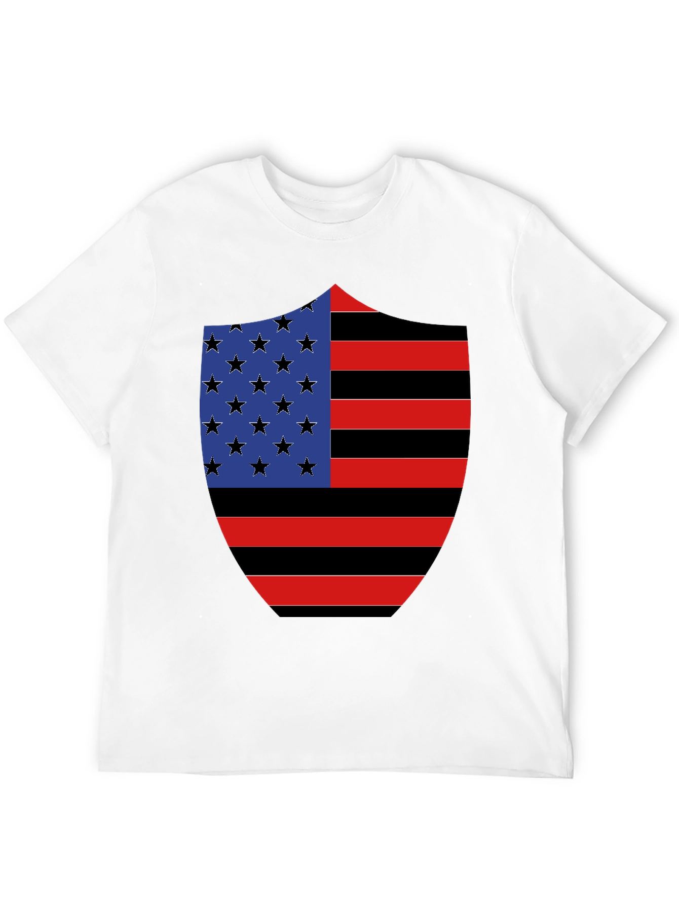 American Flag Shield Graphic Tee