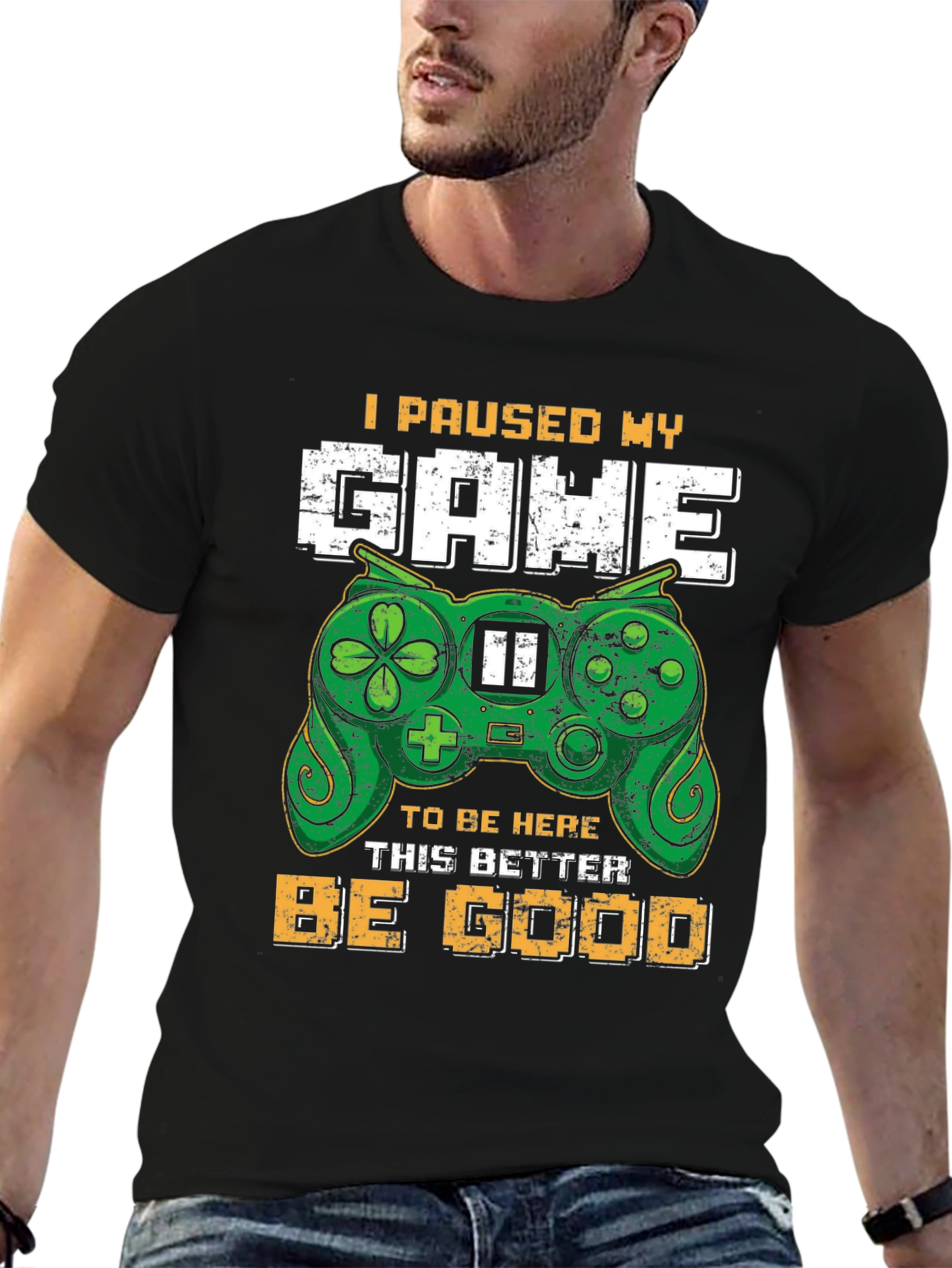 Gamer T-Shirt - I Paused My Game Funny Tee