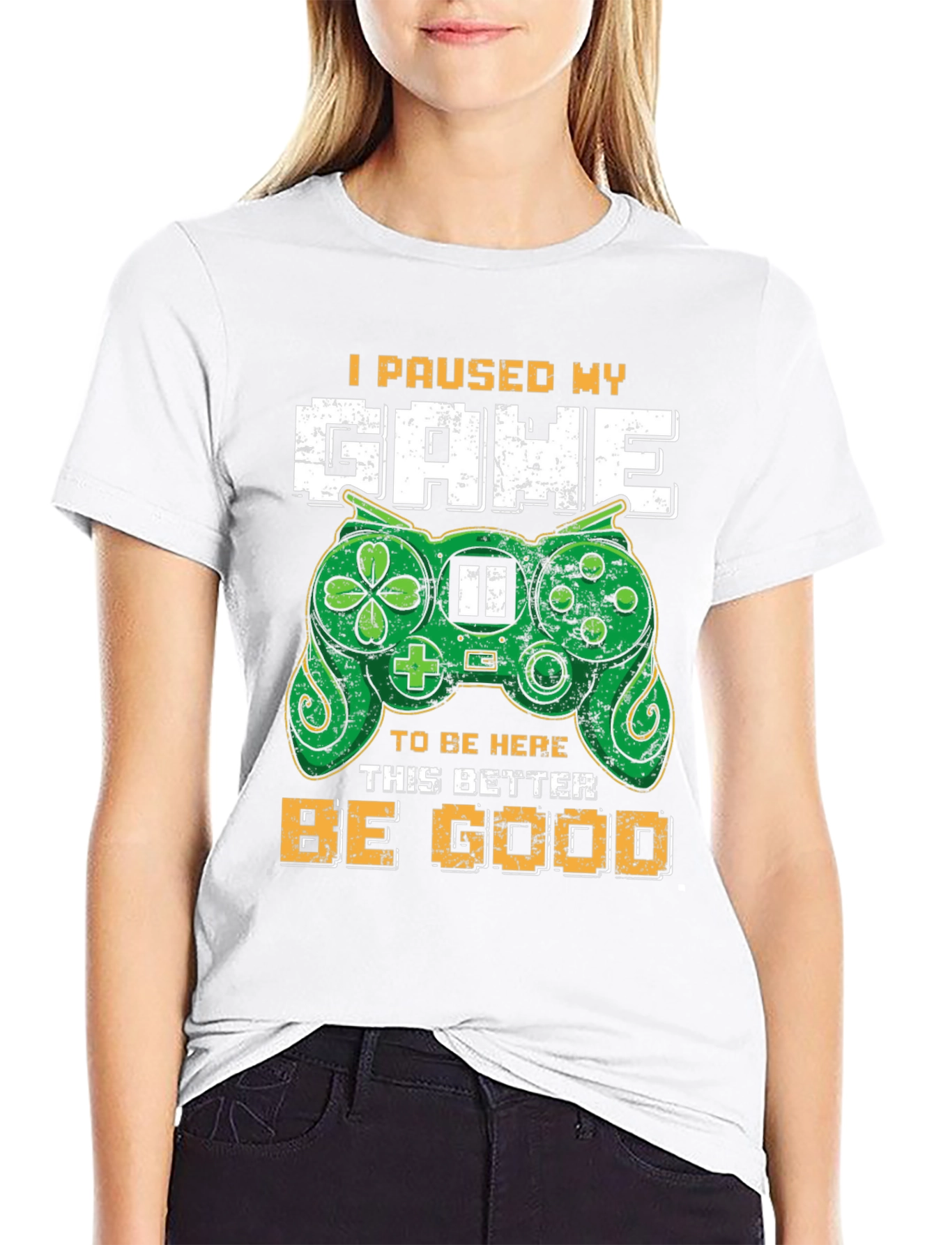 Gamer T-Shirt - I Paused My Game Funny Tee