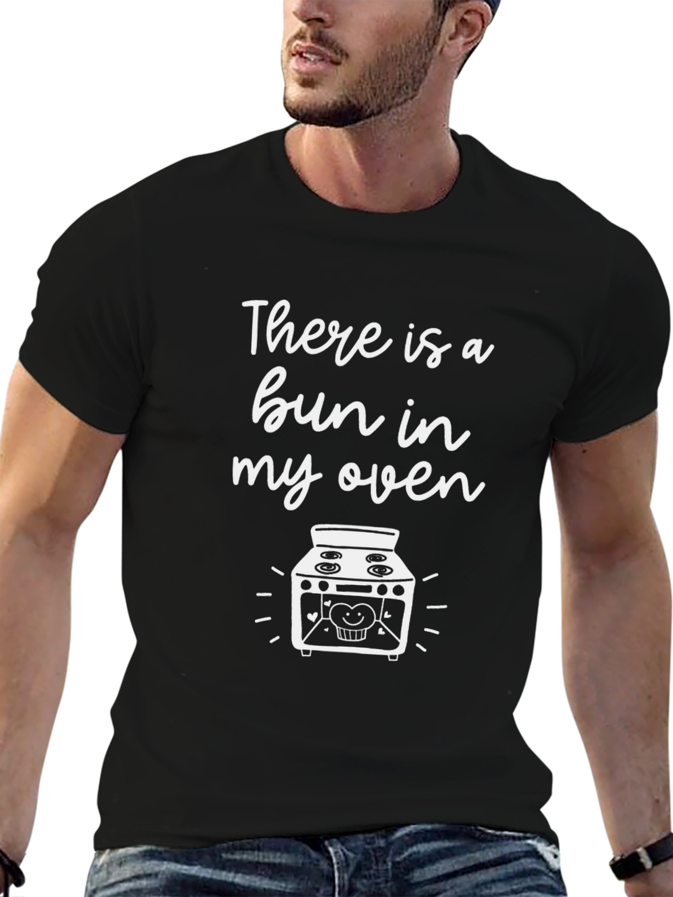 Bun in My Oven Pregnancy Announcement T-Shirt