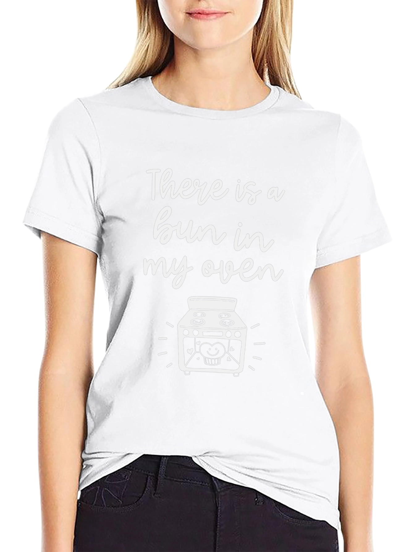 Bun in My Oven Pregnancy Announcement T-Shirt