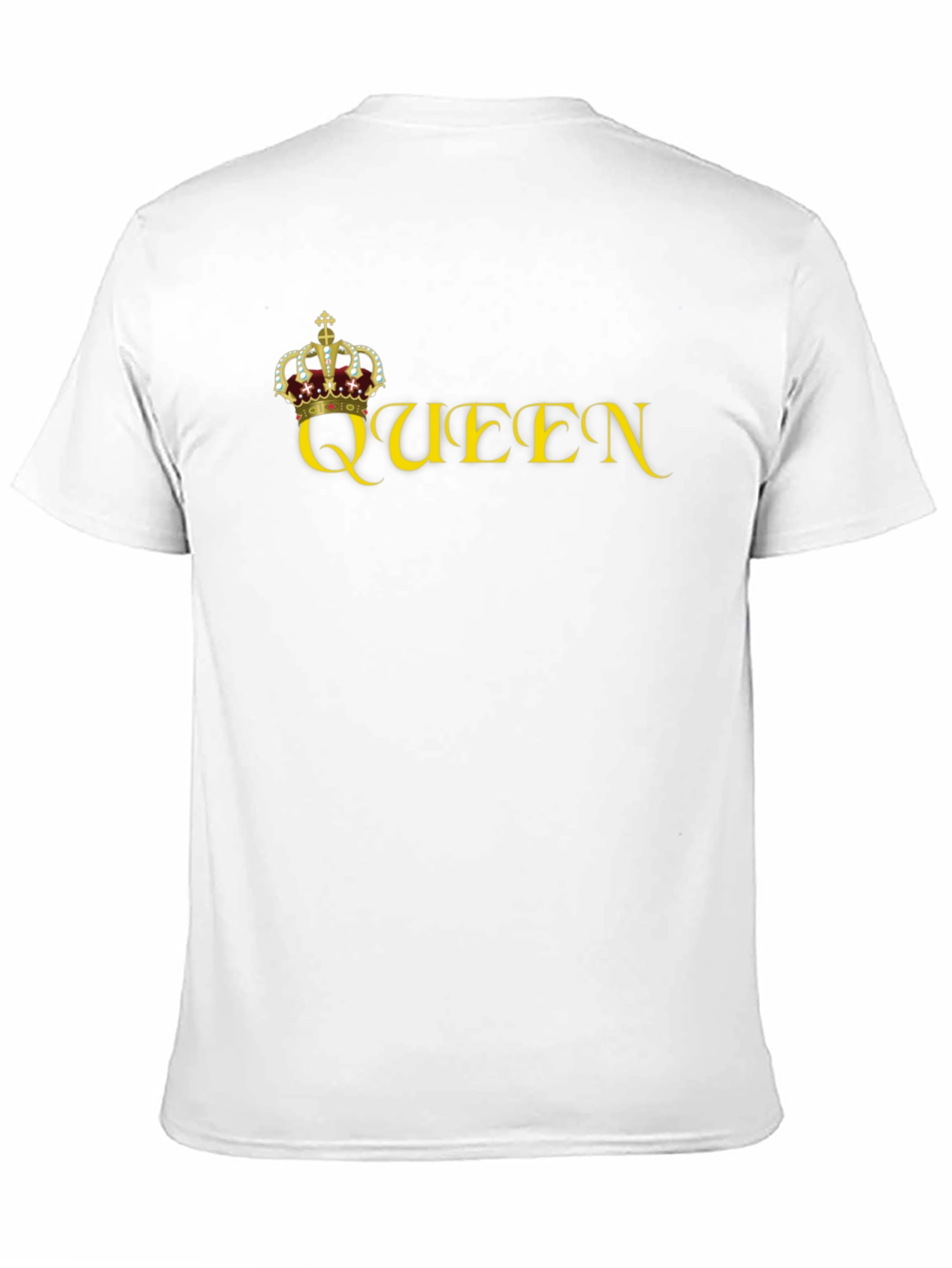 Queen Crown Graphic Black Tee