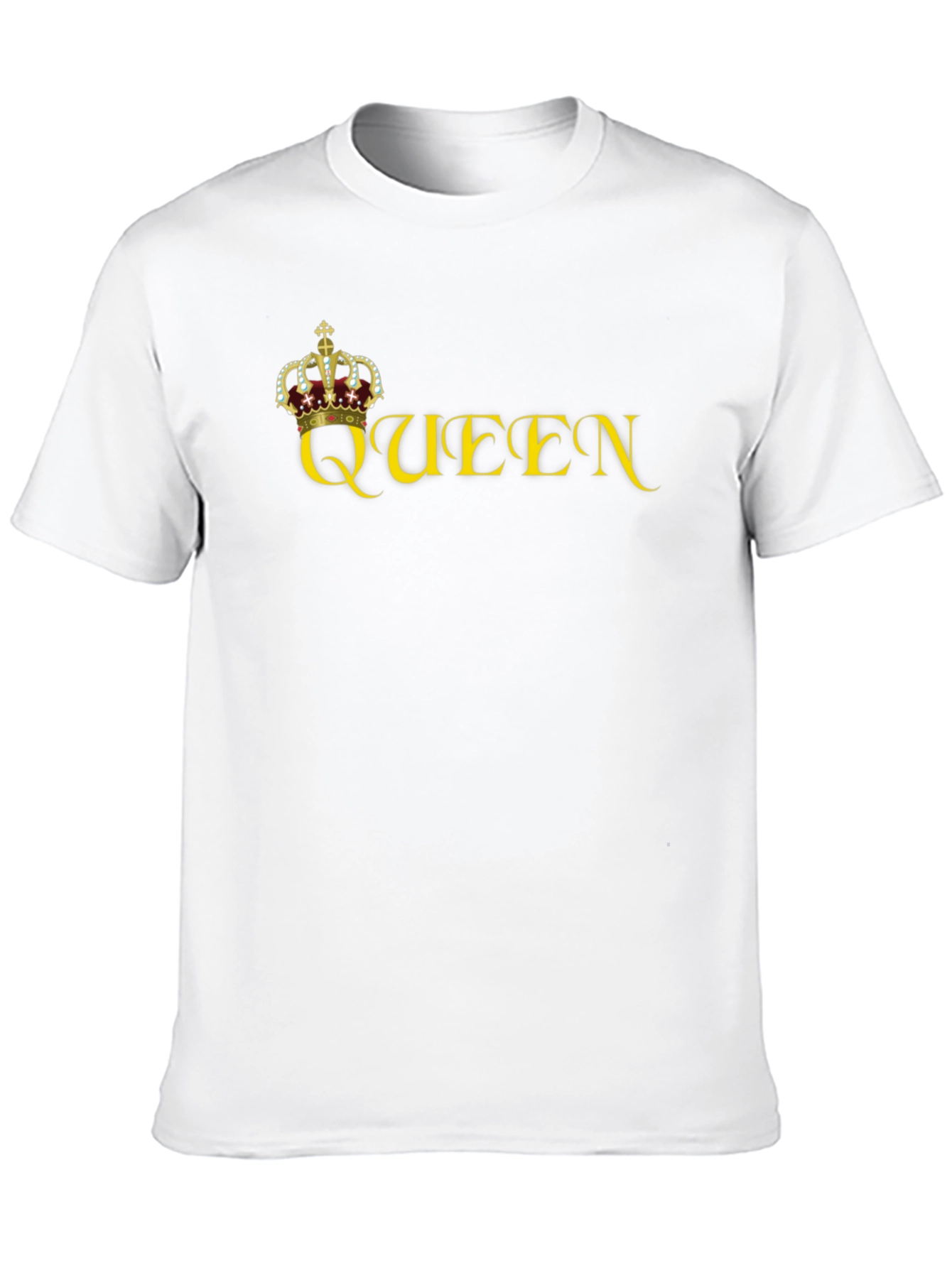 Queen Crown Graphic Black Tee