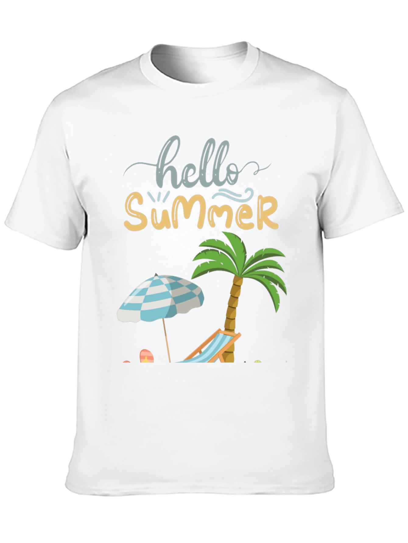 Hello Summer T-Shirt - Beach Theme