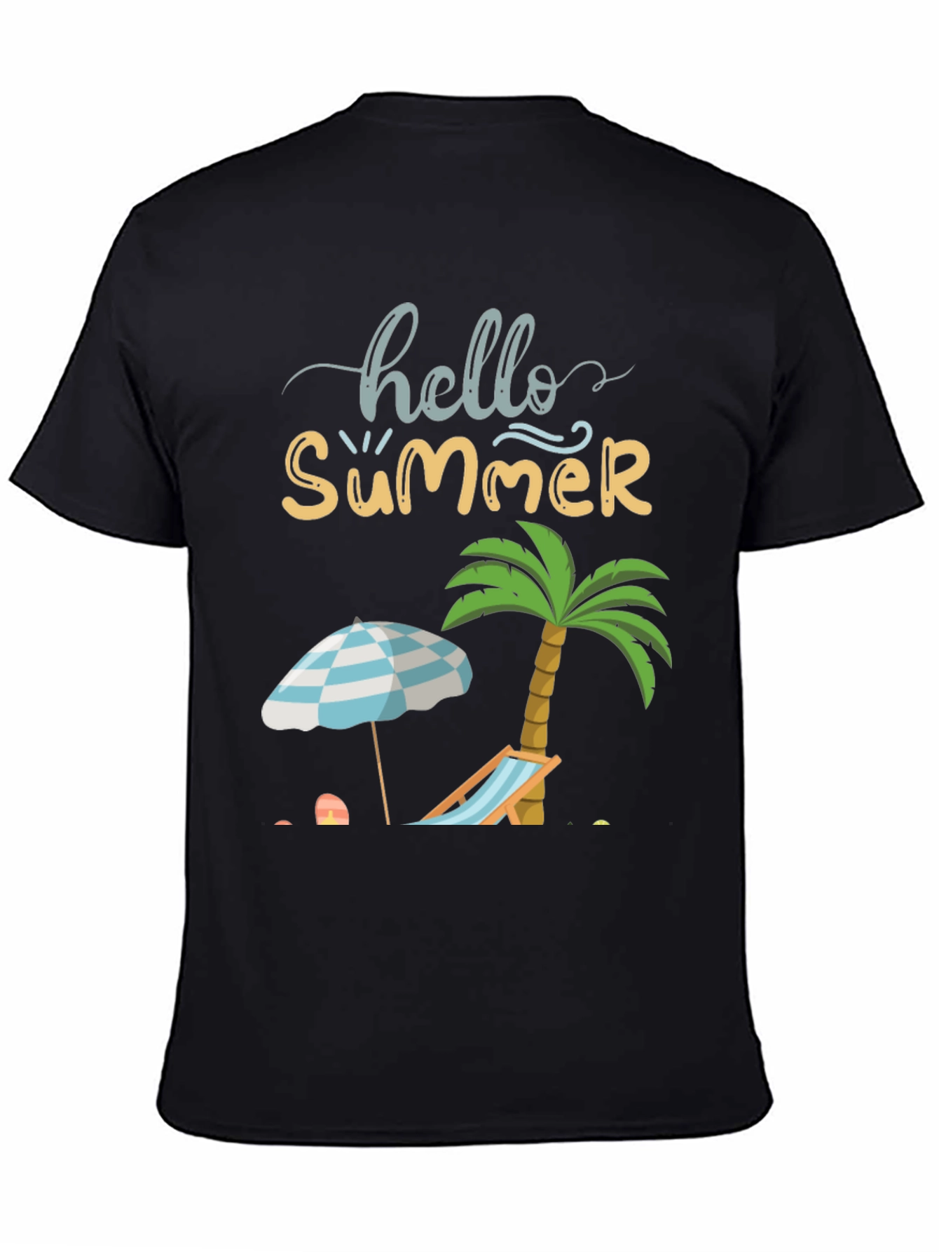 Hello Summer T-Shirt - Beach Theme