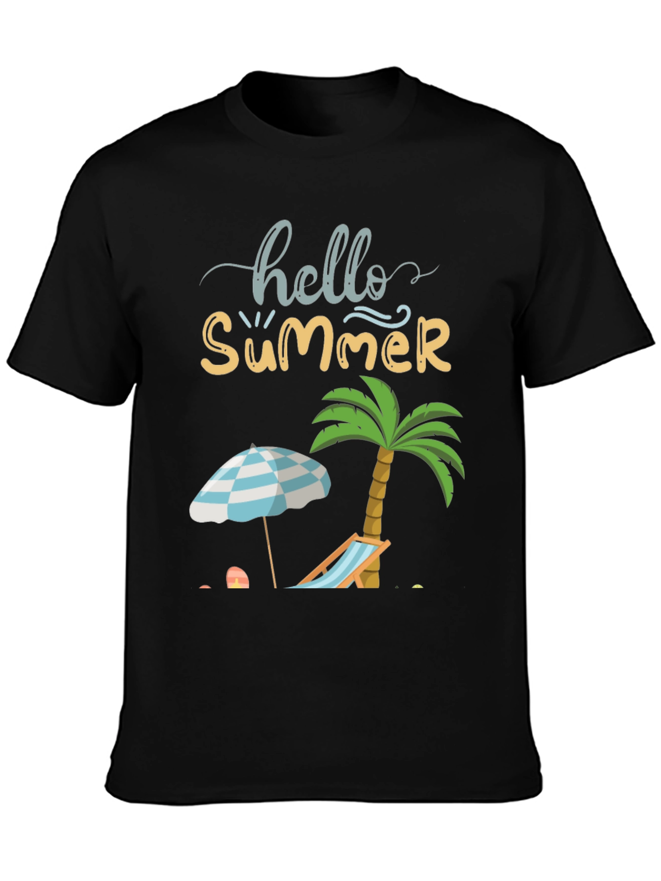 Hello Summer T-Shirt - Beach Theme