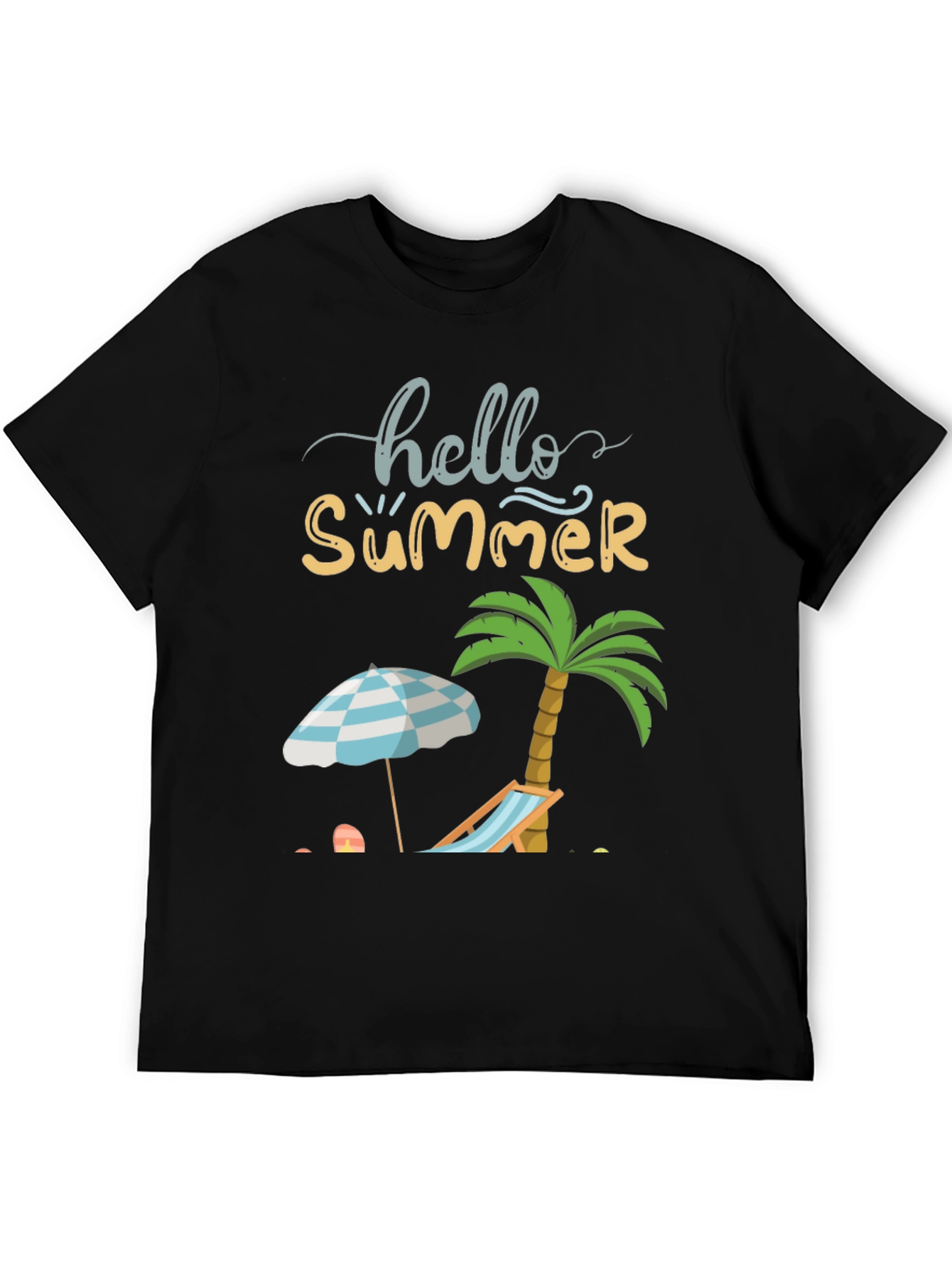 Hello Summer T-Shirt - Beach Theme
