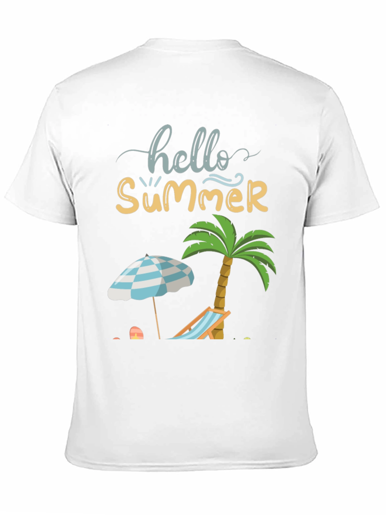 Hello Summer T-Shirt - Beach Theme
