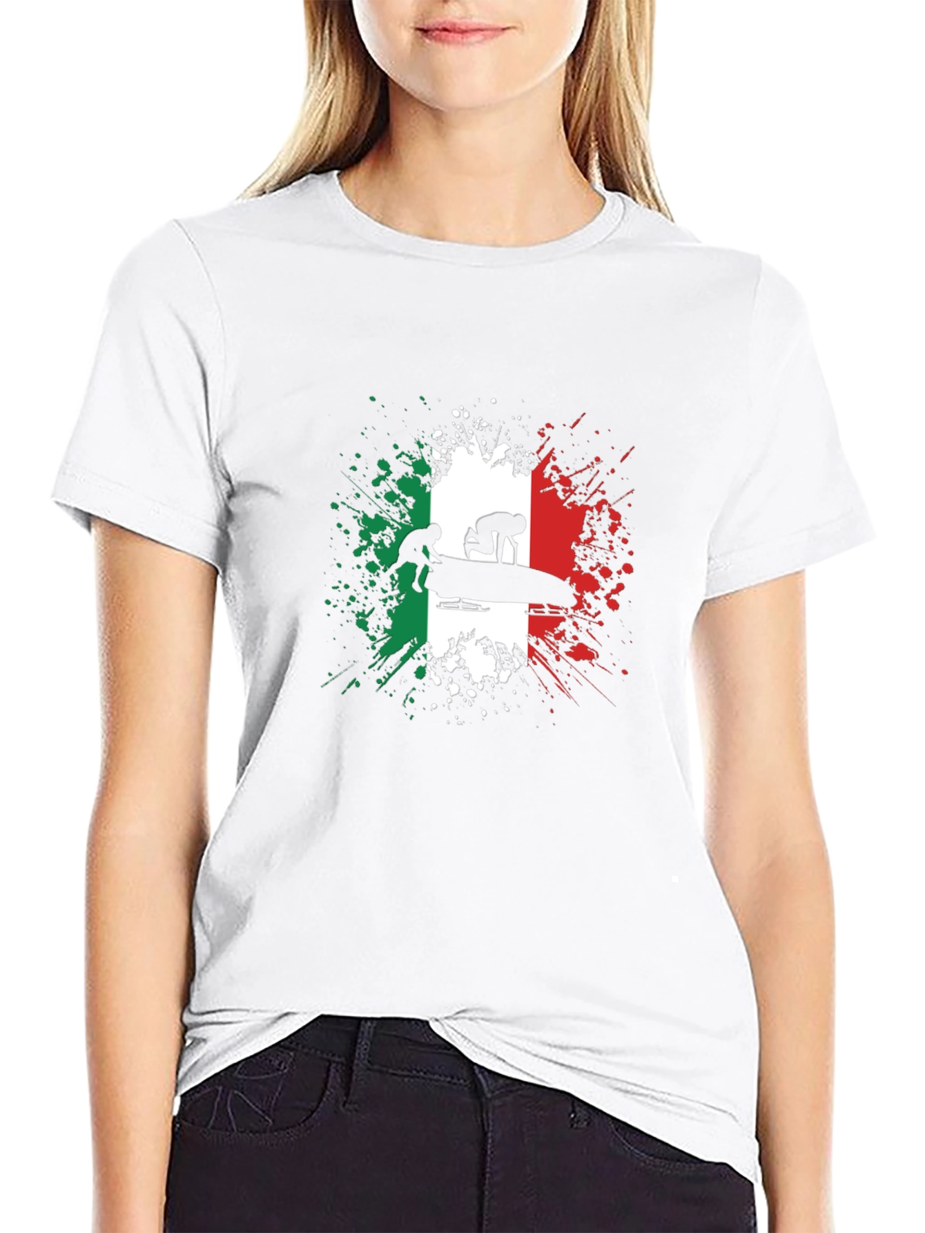 Italy Bobsled T-Shirt - Italian Pride
