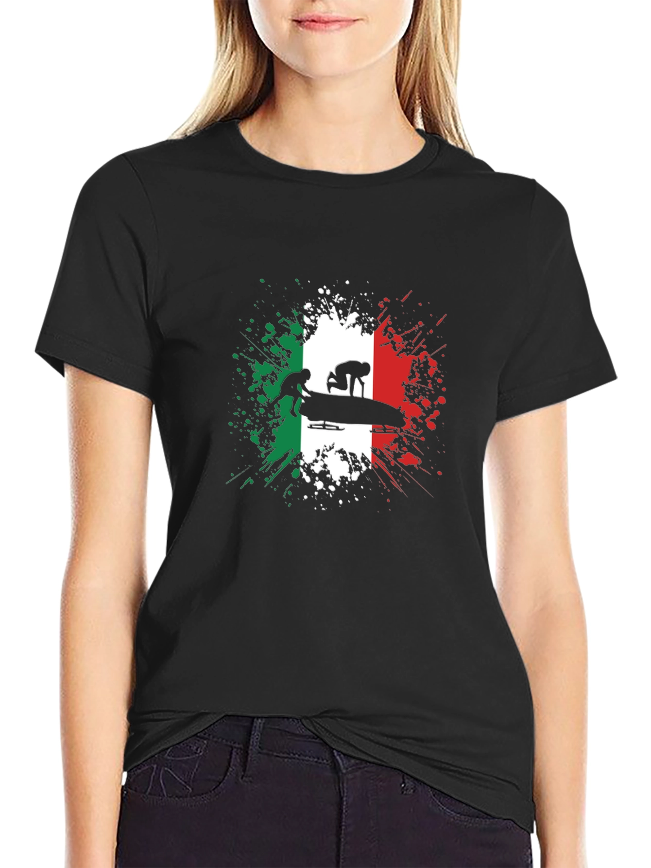 Italy Bobsled T-Shirt - Italian Pride