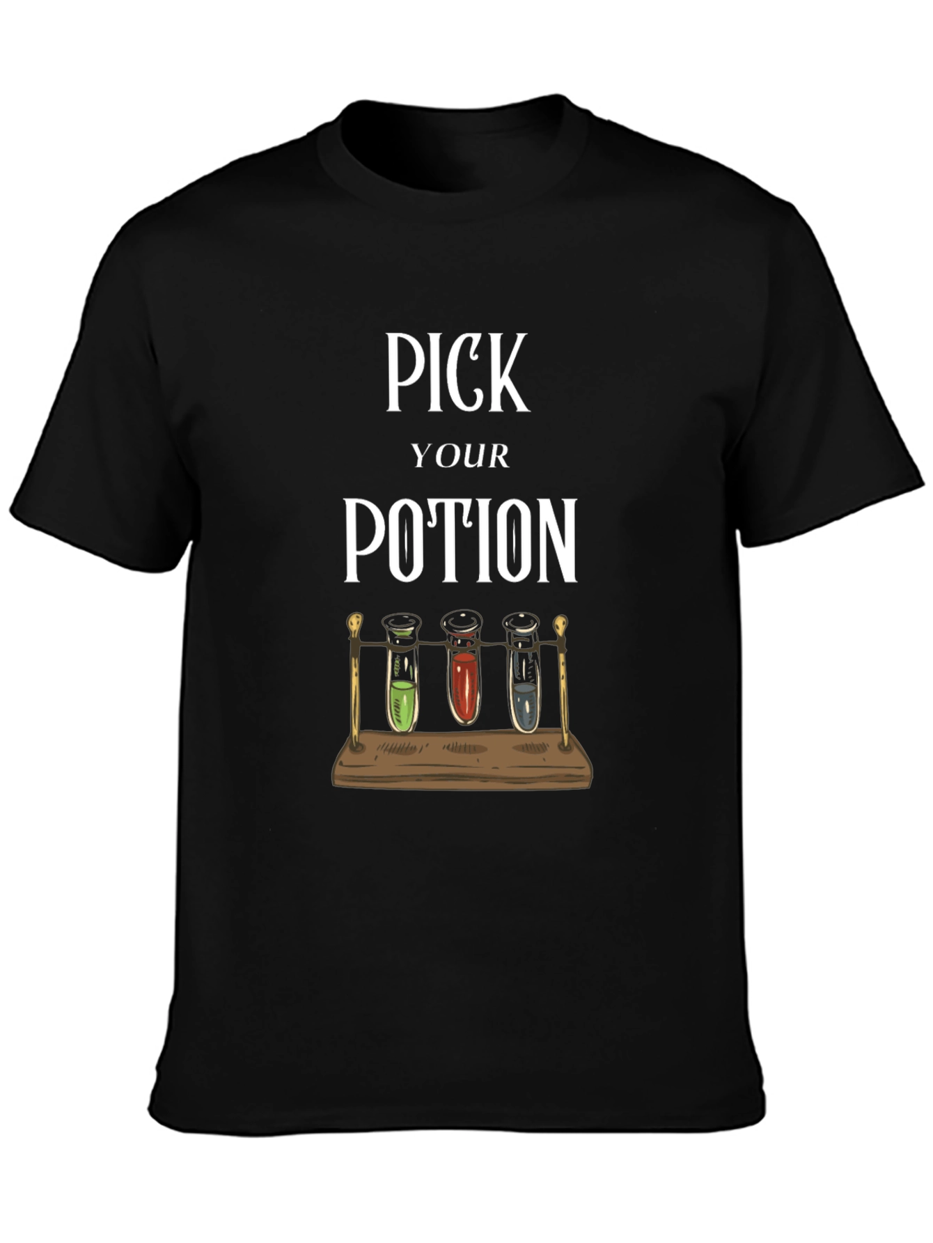 Pick Your Potion T-Shirt - Wizardry Fun!